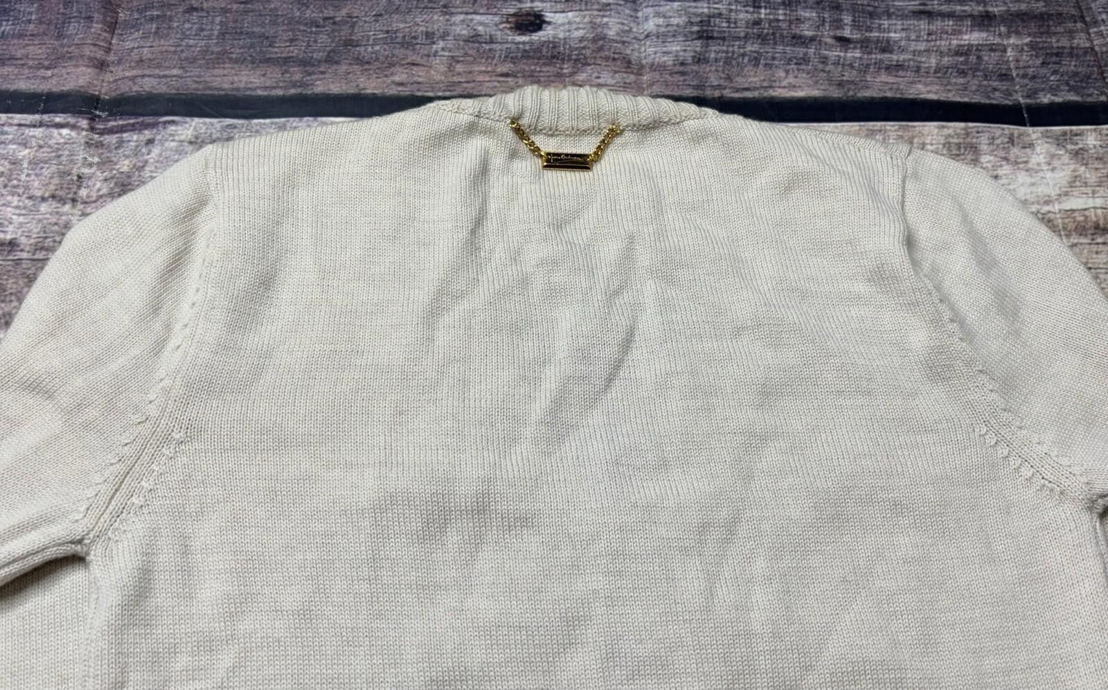 Pierre Balmain Pierre Balmain Sweater Women 30 M 100% Wool Distressed Italy Size M / US 6-8 / IT 42-44 - 8 Thumbnail