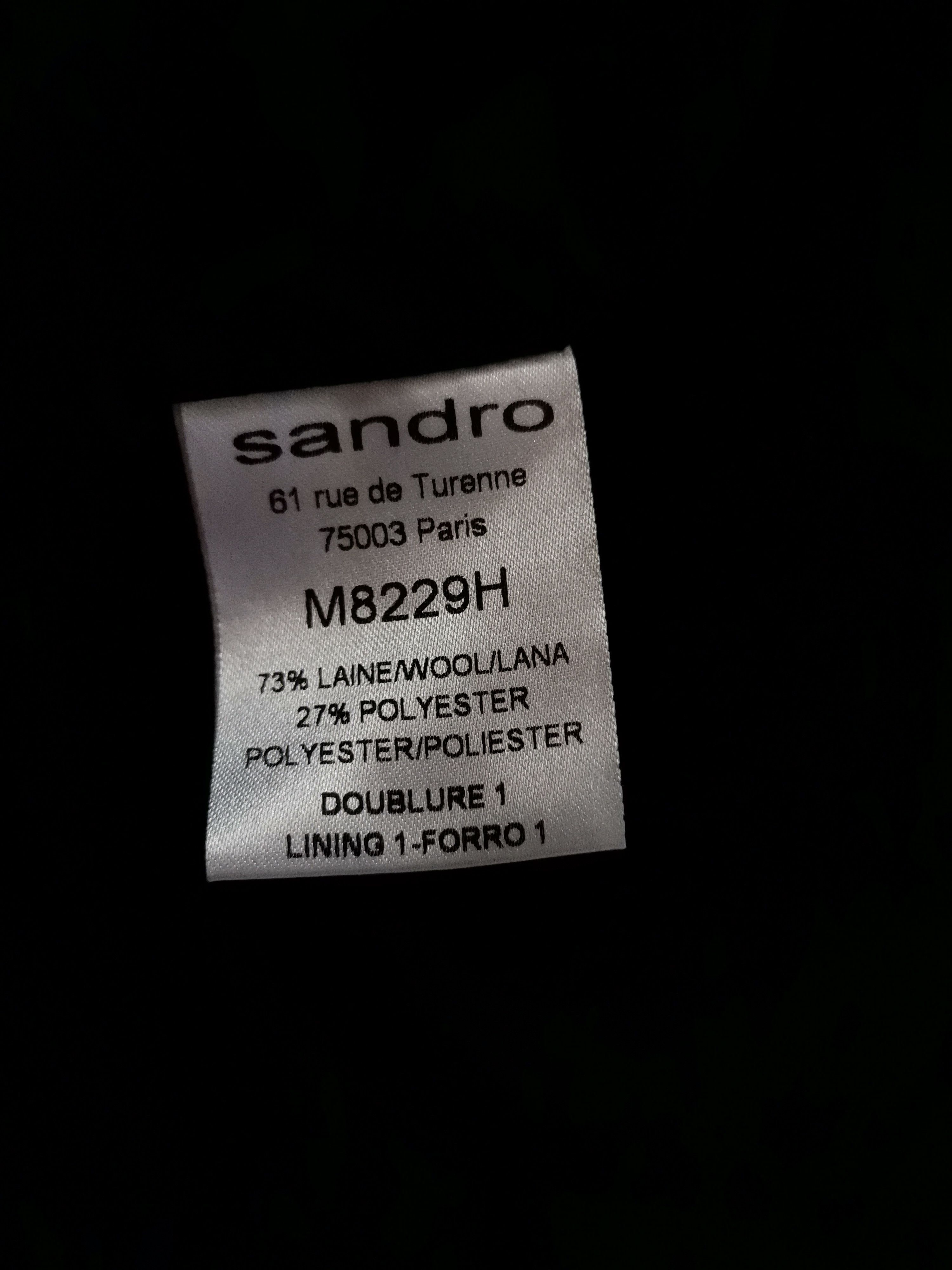 Sandro Sandro Women's Wool Coat Size S / US 4 / IT 40 - 3 Thumbnail