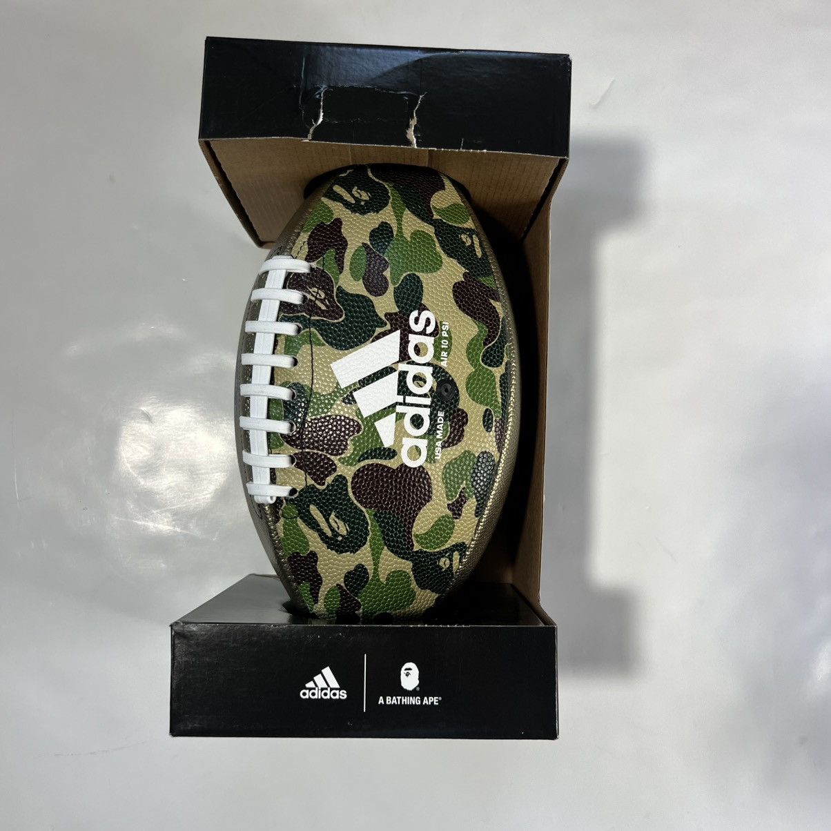 Adidas × Bape Adidas BAPE Rifle Football Green Camo SS23 CL5412 Size ONE SIZE - 3 Thumbnail