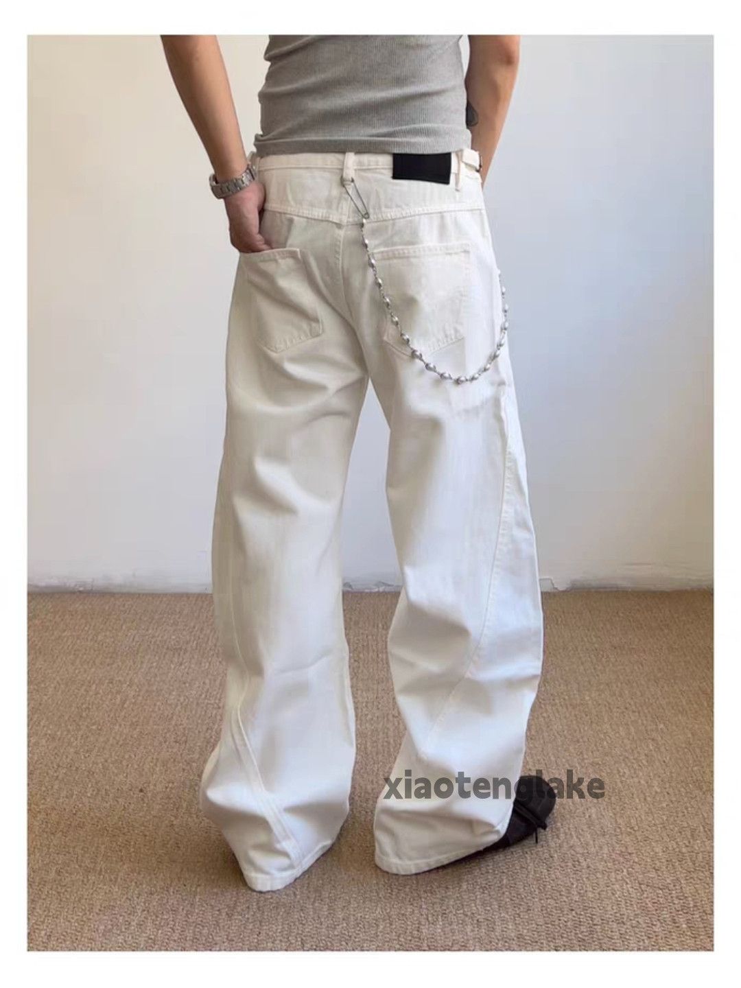 Vintage xz vintage wide Leg loose hiphop y2k flared pants Size US 32 / EU 48 - 3 Thumbnail