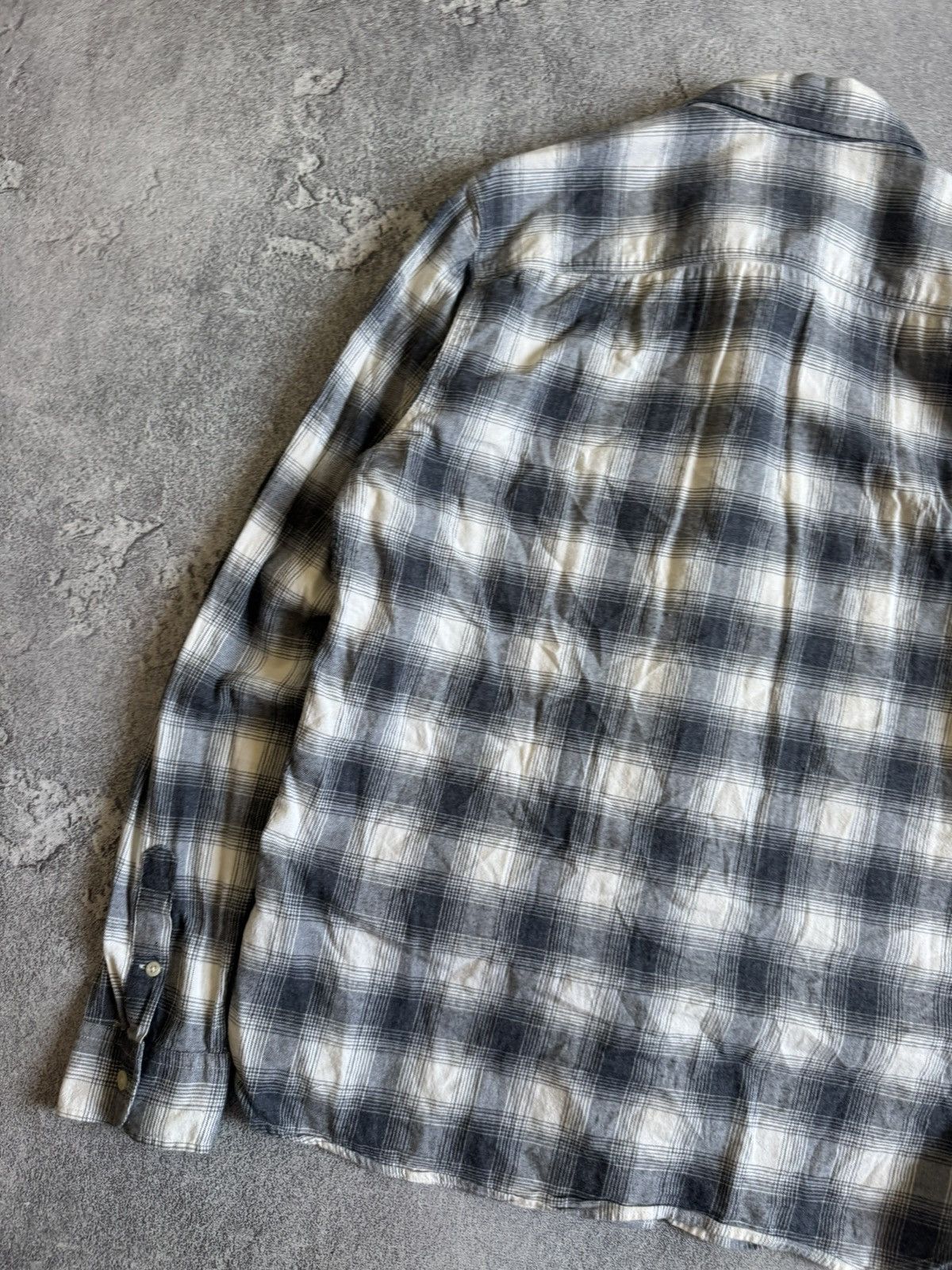 Allsaints AllSaints M Dogwood LS shirt flannel button up long sleeve Size US M / EU 48-50 / 2 - 13 Thumbnail