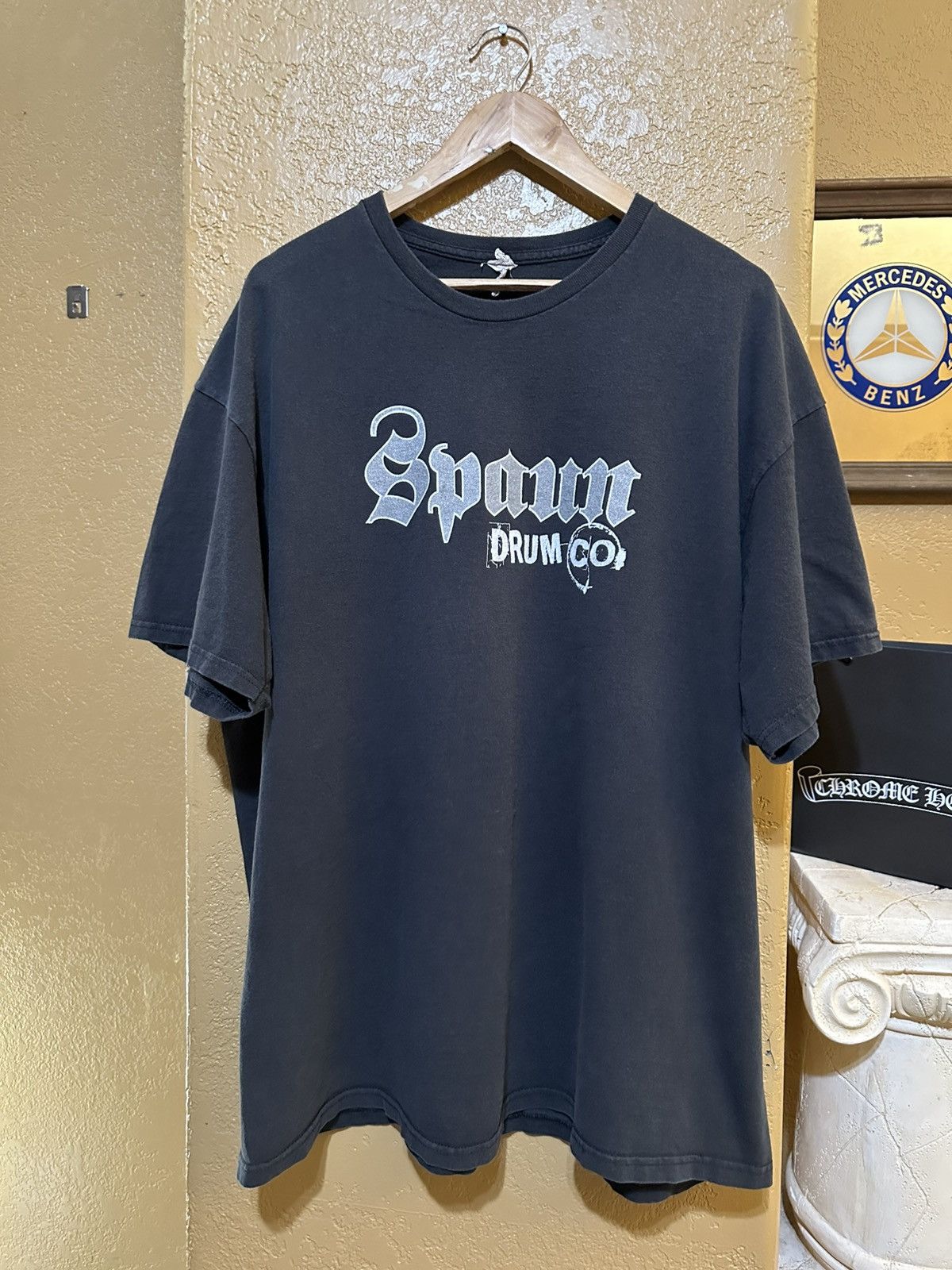 Band Tees × Vintage ⛓️ faded vintage Spaun Drum Co tee 2XL grunge punk Size US XXL / EU 58 / 5 - 2 Thumbnail