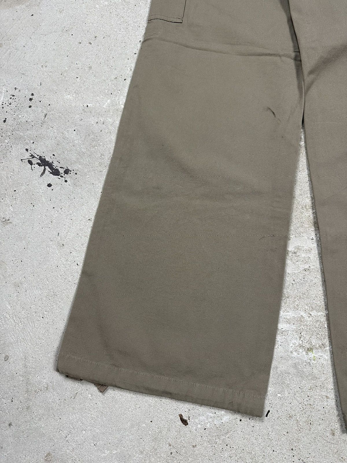 If Six Was Nine × Japanese Brand × Vintage Vintage Y2K Flare Baggy Cargo Brown Pants Bootcut Size US 28 / EU 44 - 8 Thumbnail