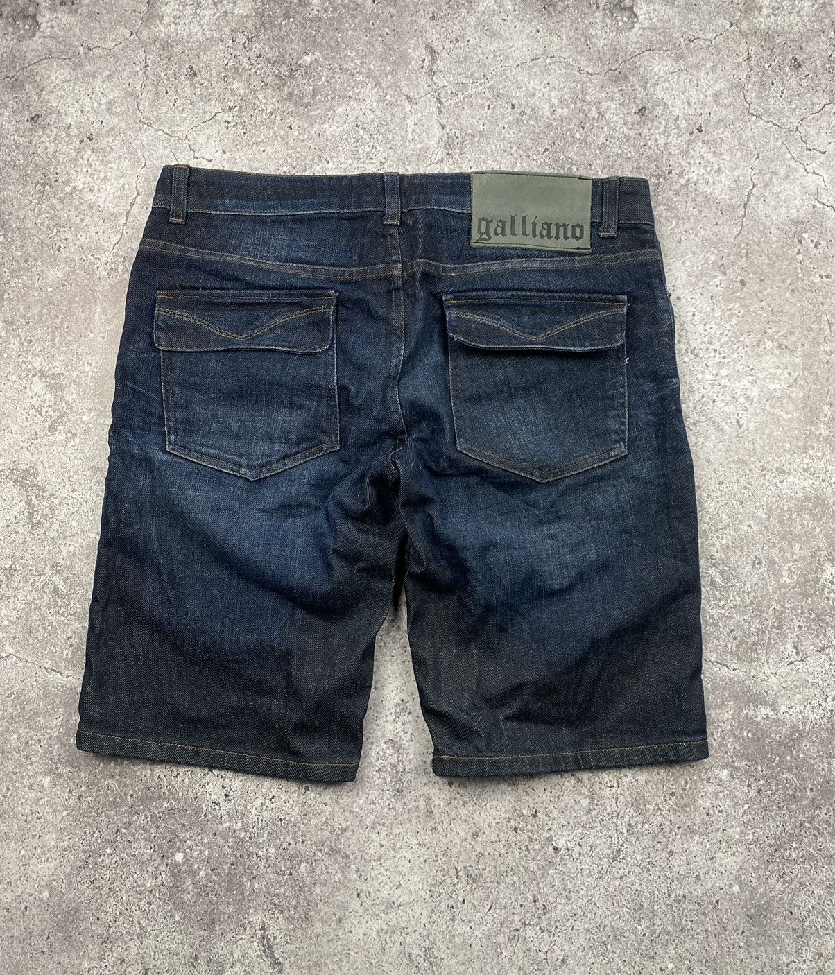 John Galliano Galliano Denim Shorts Y2k Jeans Distressed Baggy Size US 34 / EU 50 - 7 Thumbnail