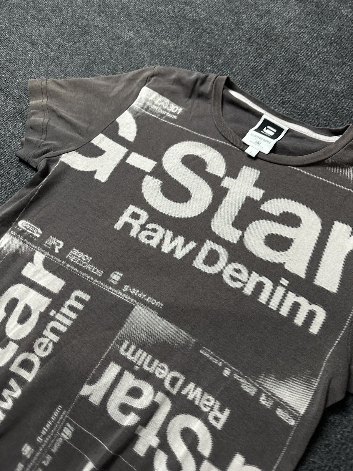 G-Star 🚨VINTAGE G STAR RAW SHORT SLEEVE T SHIRT RARE Size US L / EU 52-54 / 3 - 5 Thumbnail