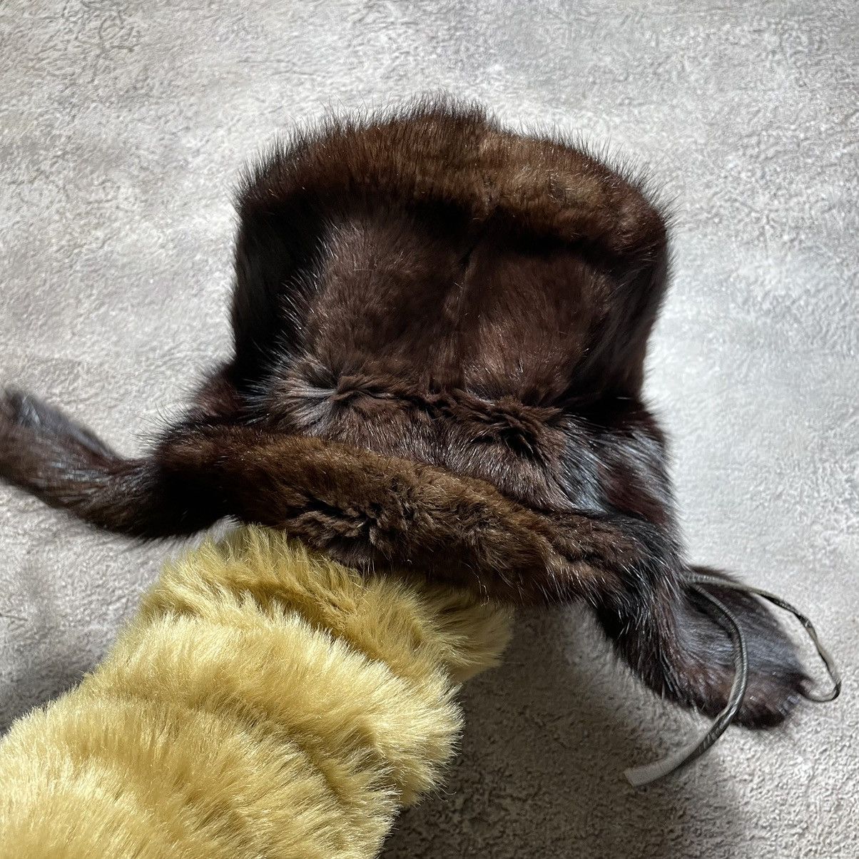 Vintage Vintage 90s Mohair Ushanka Beanie Grunge Alt Streetwear OS Size ONE SIZE - 3 Thumbnail
