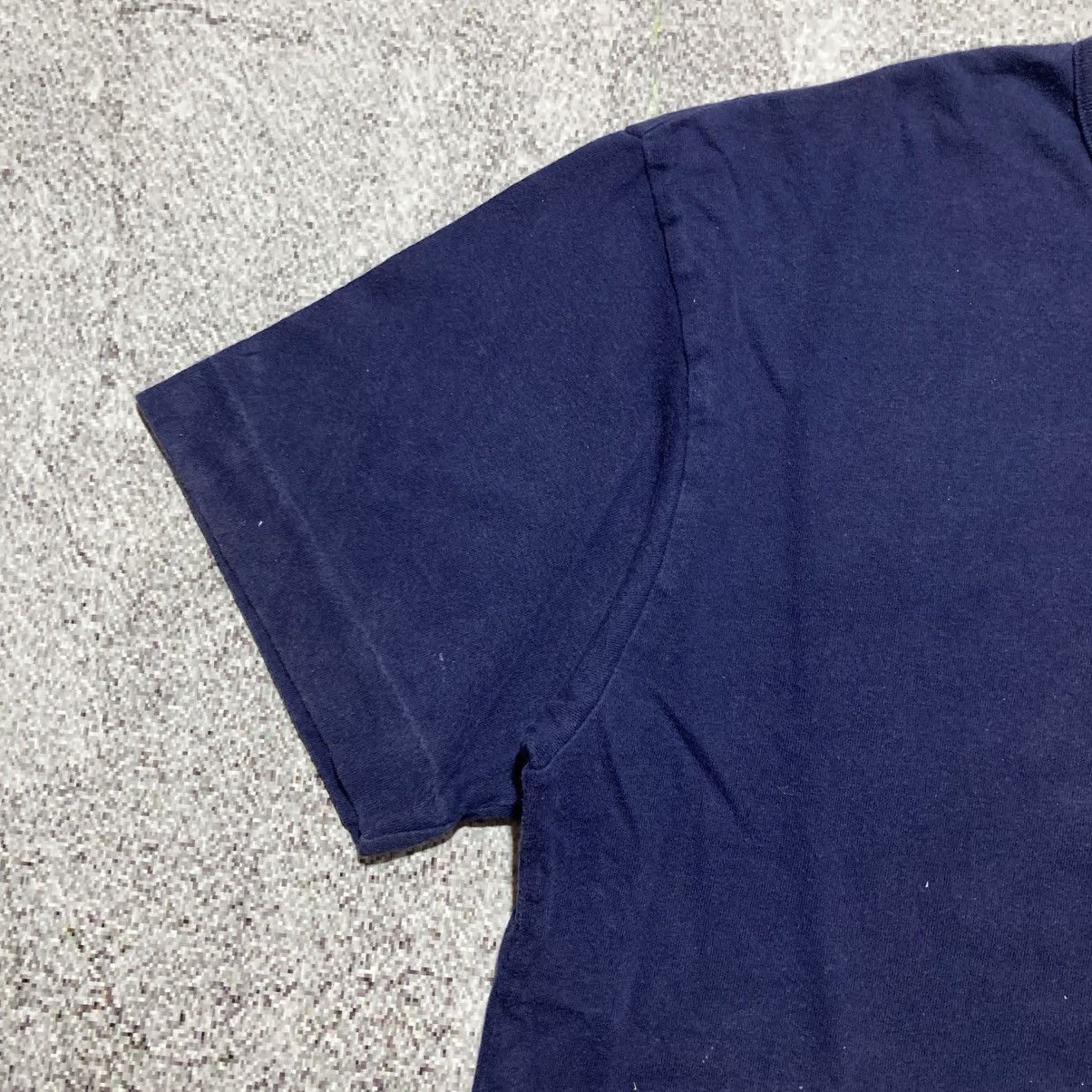 Comme des Garcons PLAY 🇯🇵AD 2019 Comme Des Garcons Play Double Heart Patch Tee Navy Size US M / EU 48-50 / 2 - 8 Thumbnail