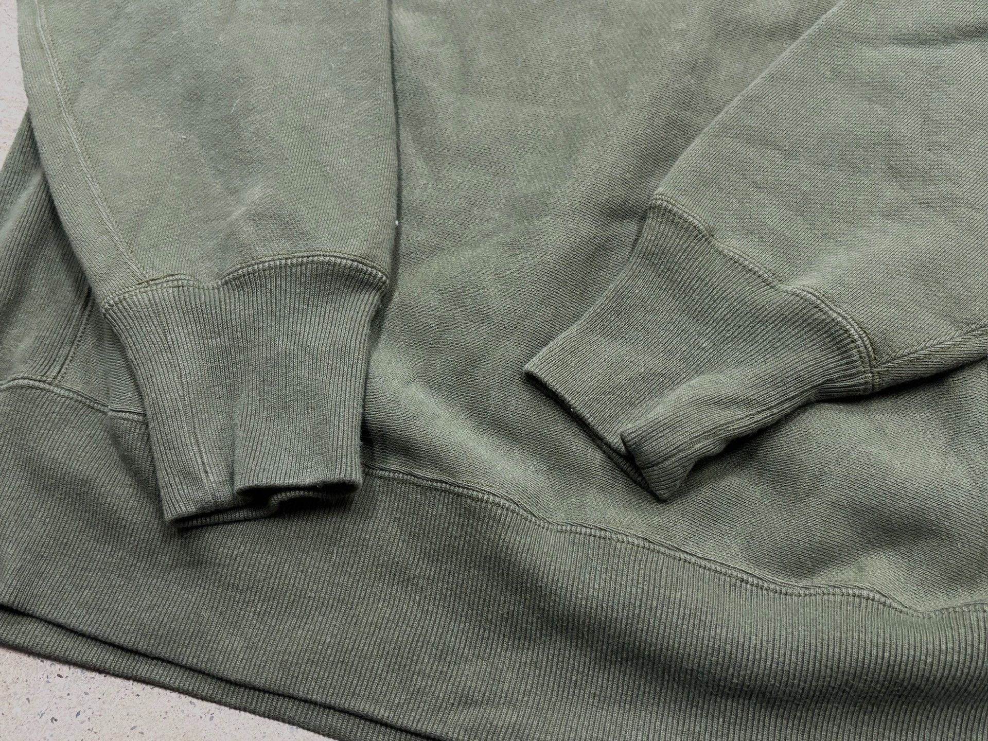 A.PRESSE A.PRESSE 25ss Green Quarter-Zip Pullover Size US M / EU 48-50 / 2 - 7 Thumbnail