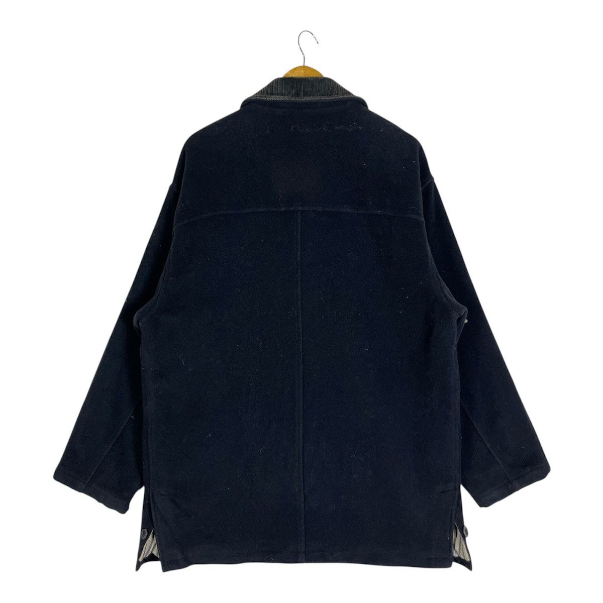 Ermenegildo Zegna Vintage Ermenegildo Zegna Corduroy Collar Wool Chore Jacket Size US M / EU 48-50 / 2 - 2 Thumbnail