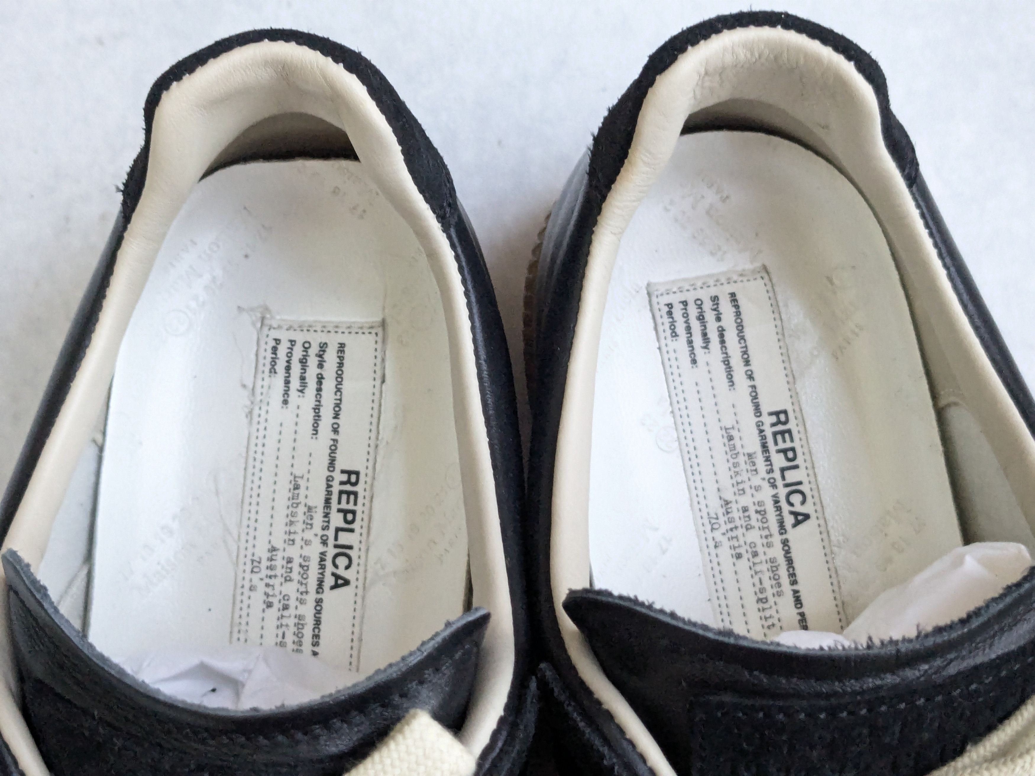 Maison Margiela Maison Margiela Replica GAT Black 9 42 Low Tops Gum Size US 9 / EU 42 - 8 Thumbnail