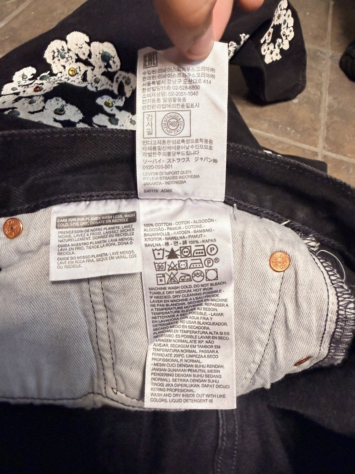 DENIM TEARS Denim Tears Flower Jeans Size US 36 / EU 52 - 5 Thumbnail