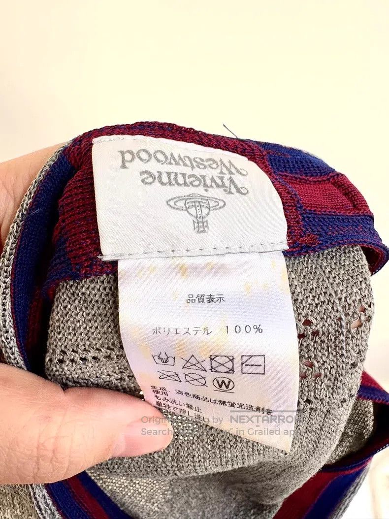 Vivienne Westwood Vivienne Westwood Gray hollowed-out large Saturn beret Size ONE SIZE - 8 Thumbnail