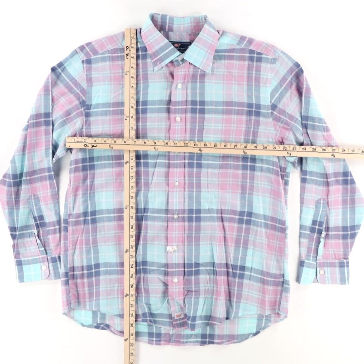 Vineyard Vines Vineyard Vines Murray Poplin Plaid Button Down Shirt Men's L Size US L / EU 52-54 / 3 - 3 Thumbnail