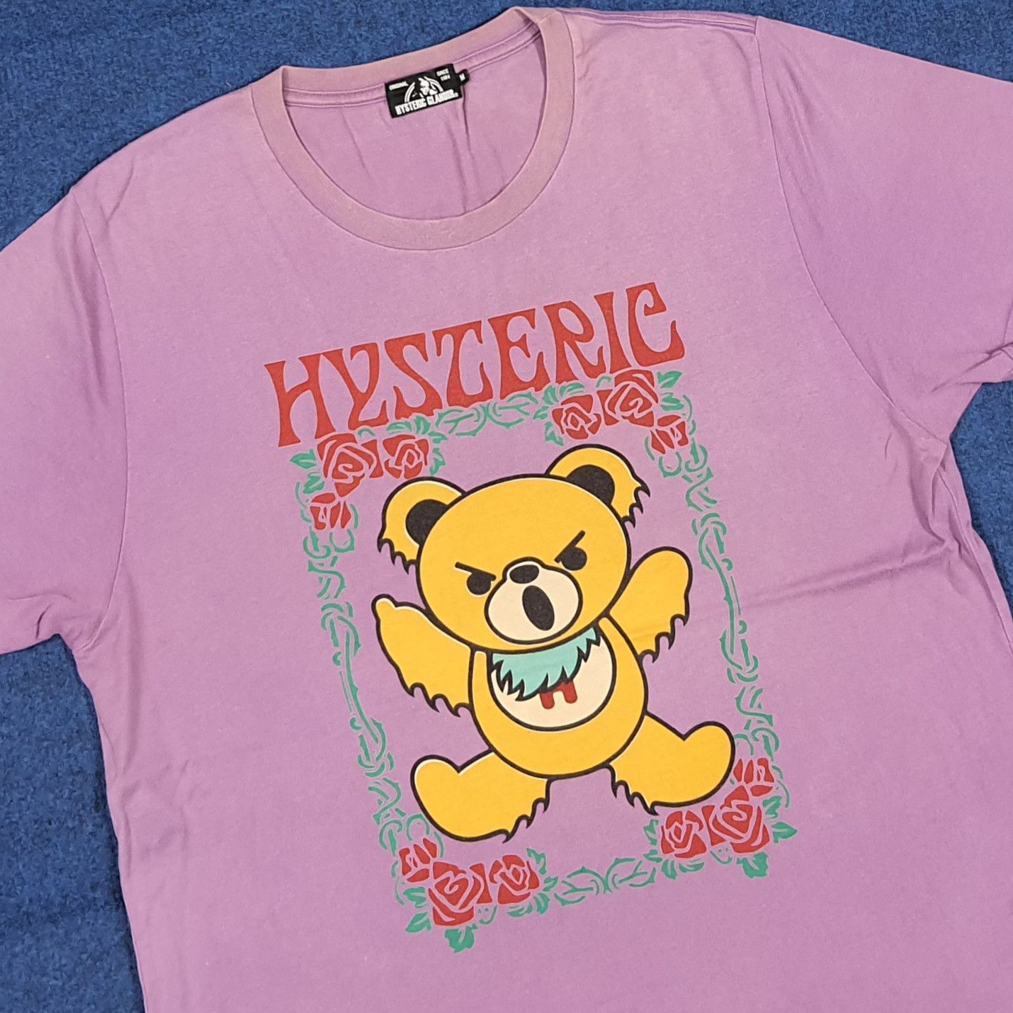 Hysteric Glamour Vintage Hysteric Glamour Bear Graphic Tee C294N60 Size US M / EU 48-50 / 2 - 2 Thumbnail