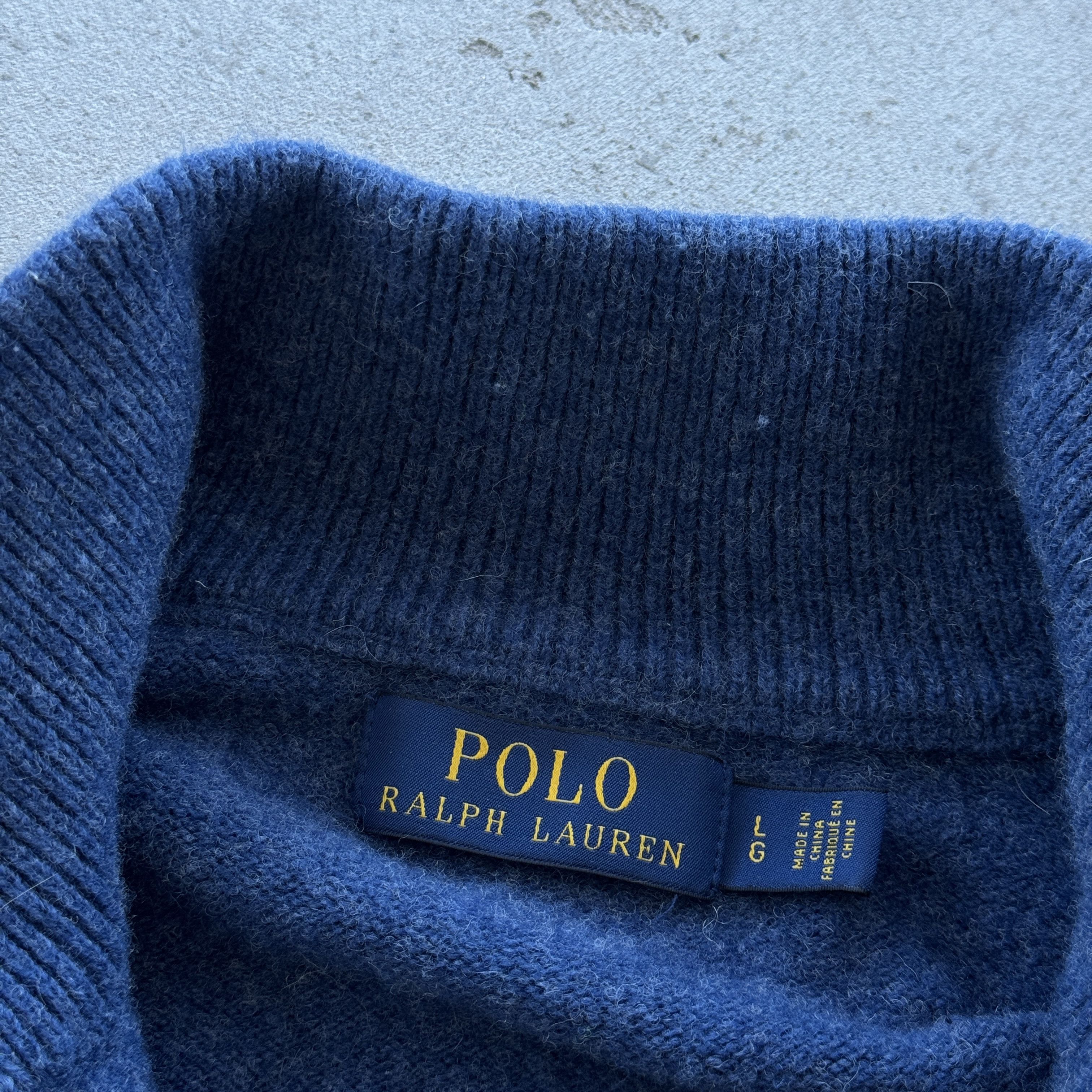 Polo Ralph Lauren Vintage 90s Polo Ralph Lauren Quater Zip Sweater Size US L / EU 52-54 / 3 - 6 Thumbnail
