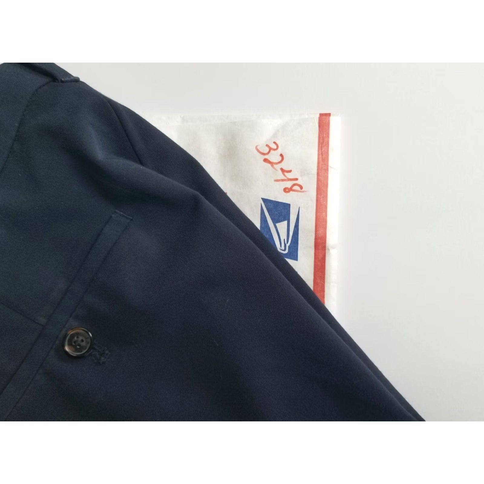 Izod Izod Mens Size 32x32 Navy Blue Straight Fit Dress Pants Chino Flat Front Business Formal Workwear Size US 32 / EU 48 - 8 Thumbnail