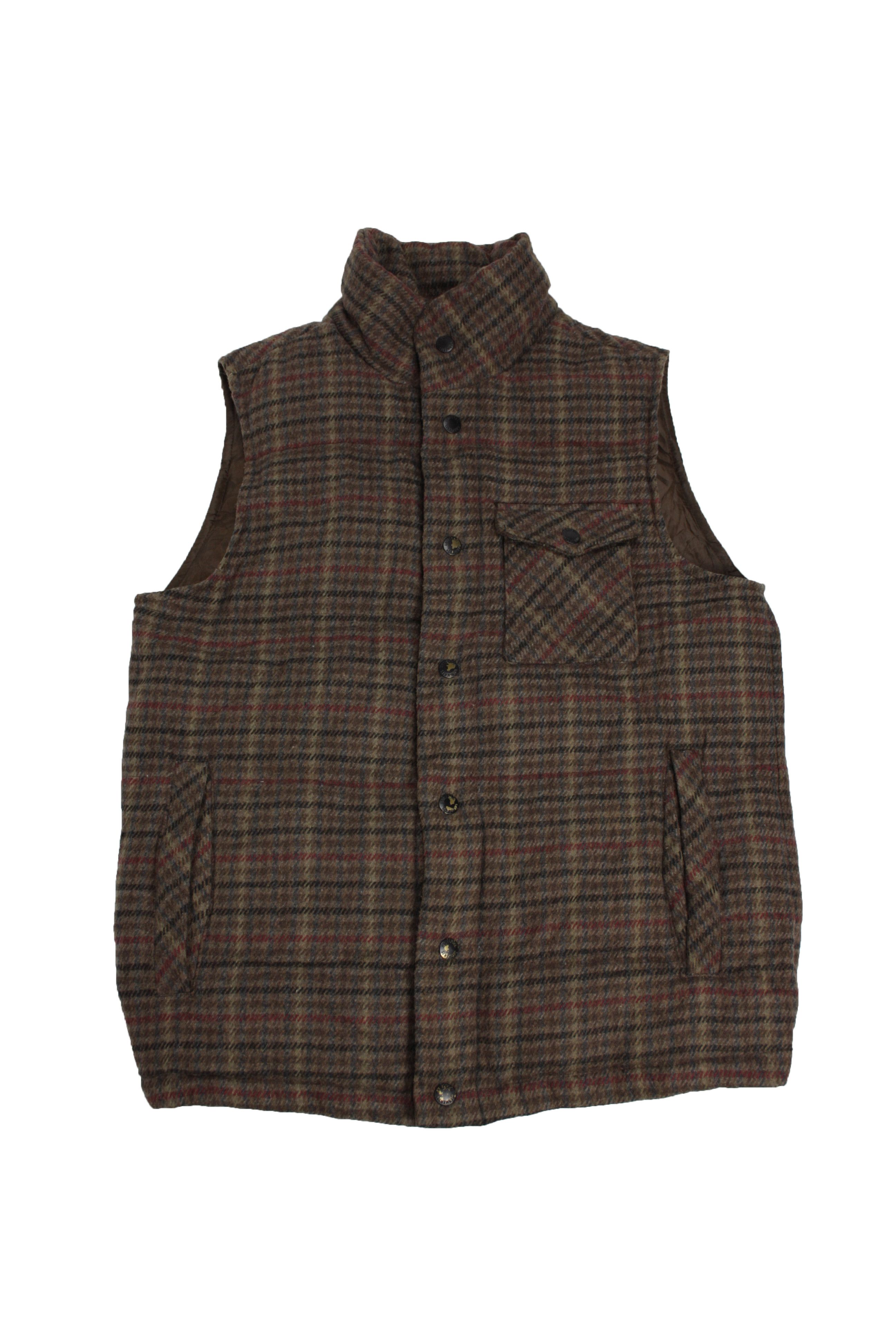 Japanese Brand Universal Garments Antiqulothes Works Wool Plaid Vest Size US S / EU 44-46 / 1 - 1 Thumbnail