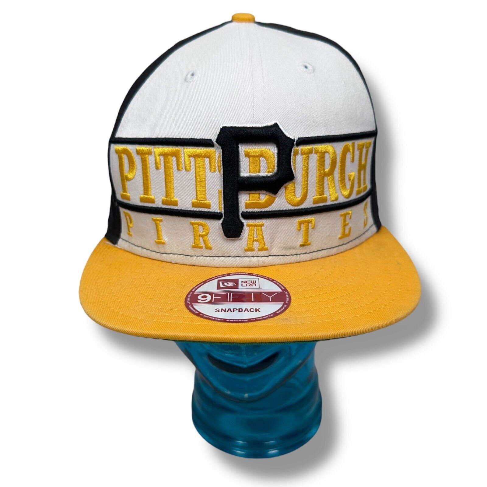New Era New Era 9FIFTY Pittsburgh Cap Men's Snapback Hat White Size ONE SIZE - 1 Thumbnail
