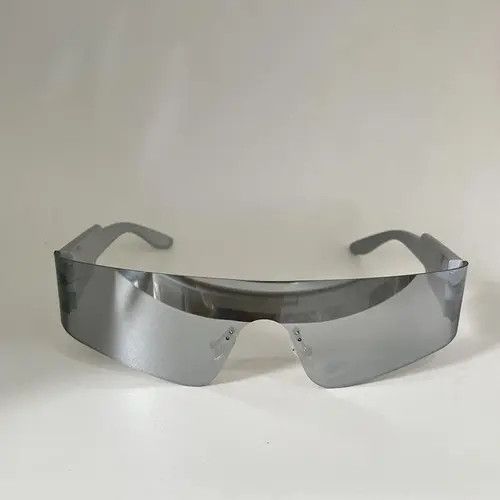 VIBE Silver mirror sunglasses Size ONE SIZE - 4 Thumbnail