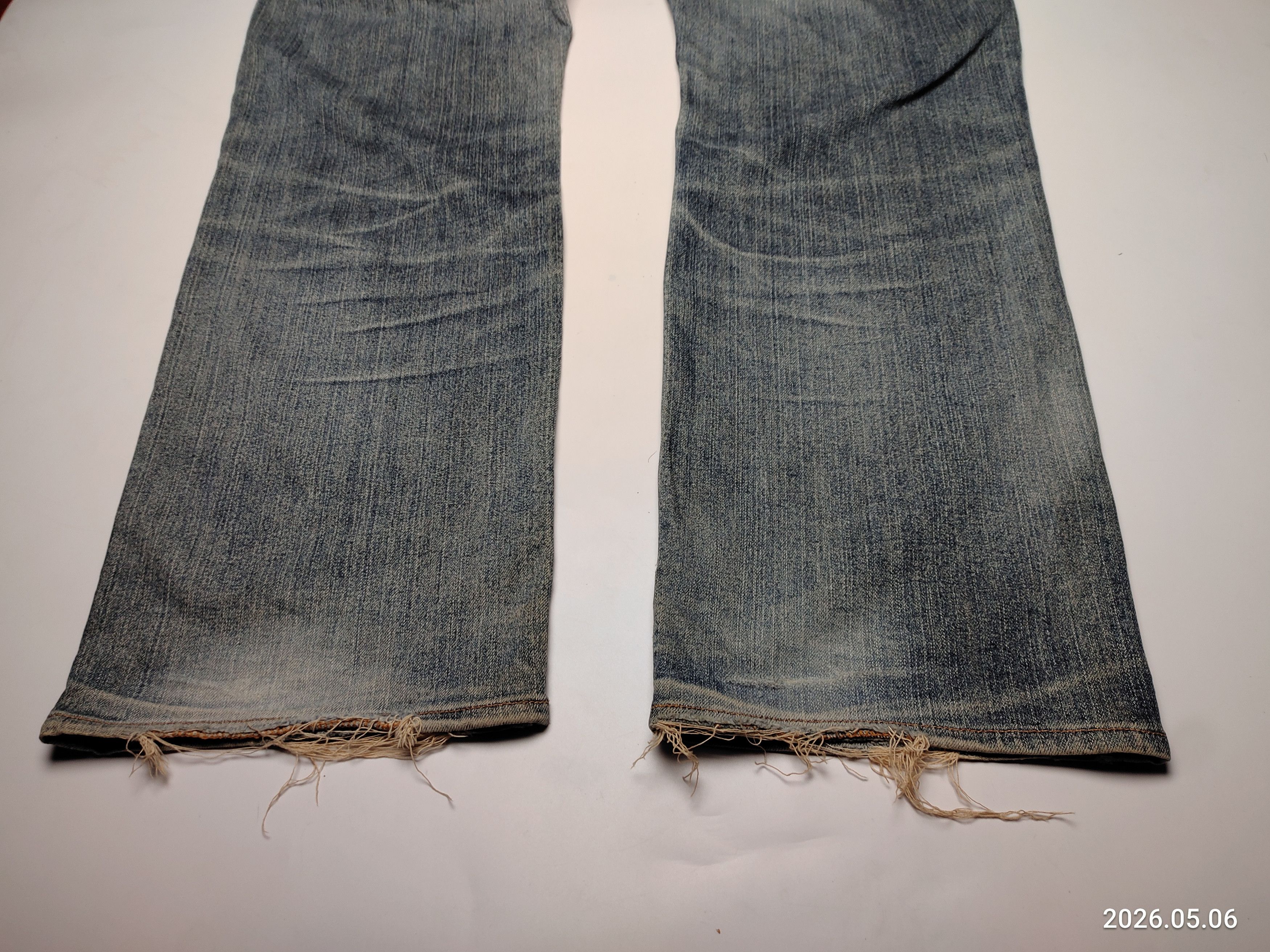 Vintage GL Heart distressed rusty mud denim pants Size US 32 / EU 48 - 15 Thumbnail