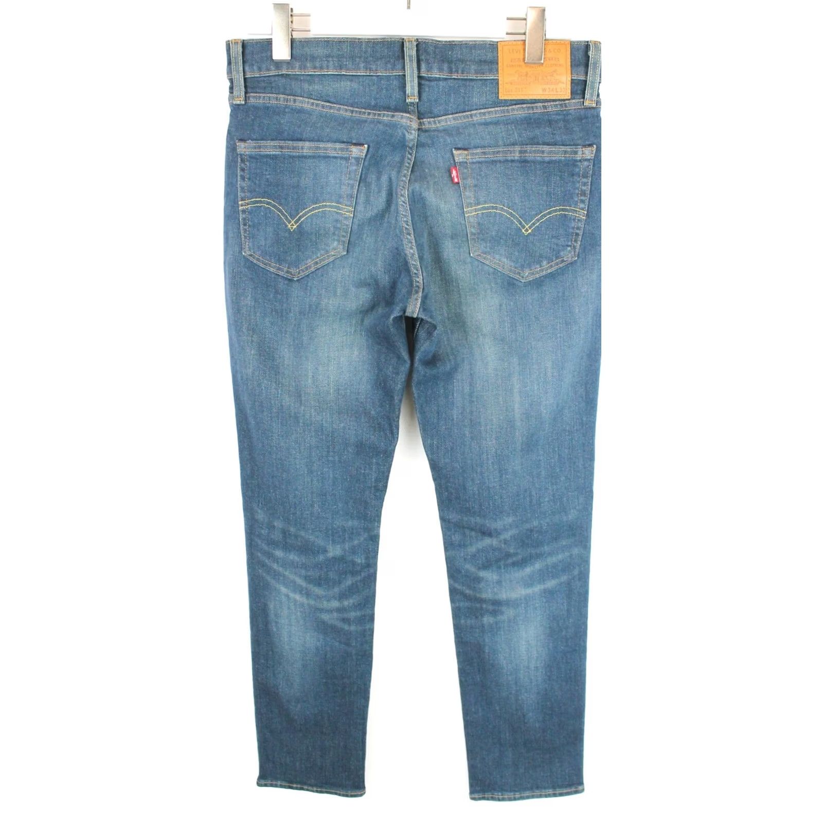 Levi's LEVI'S 511 Jeans Men's W34/L32 Slim Fit Blue Whiskers Faded Zip Fly Logo Size US 34 / EU 50 - 2 Thumbnail