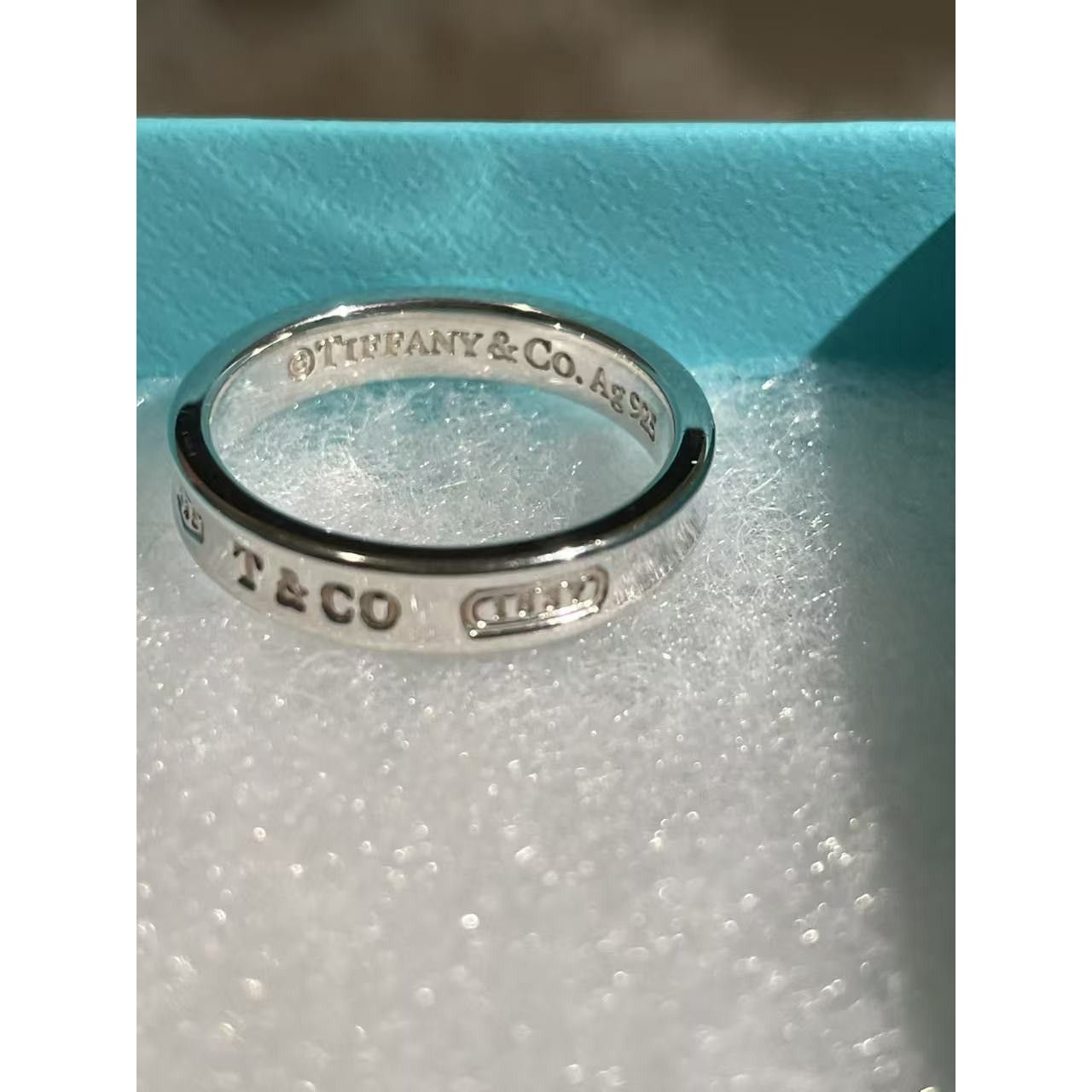 Tiffany & Co. Tiffany & Co. Sterling Silver & 18k Gold Two-Tone 1837 Ring Size ONE SIZE - 7 Thumbnail