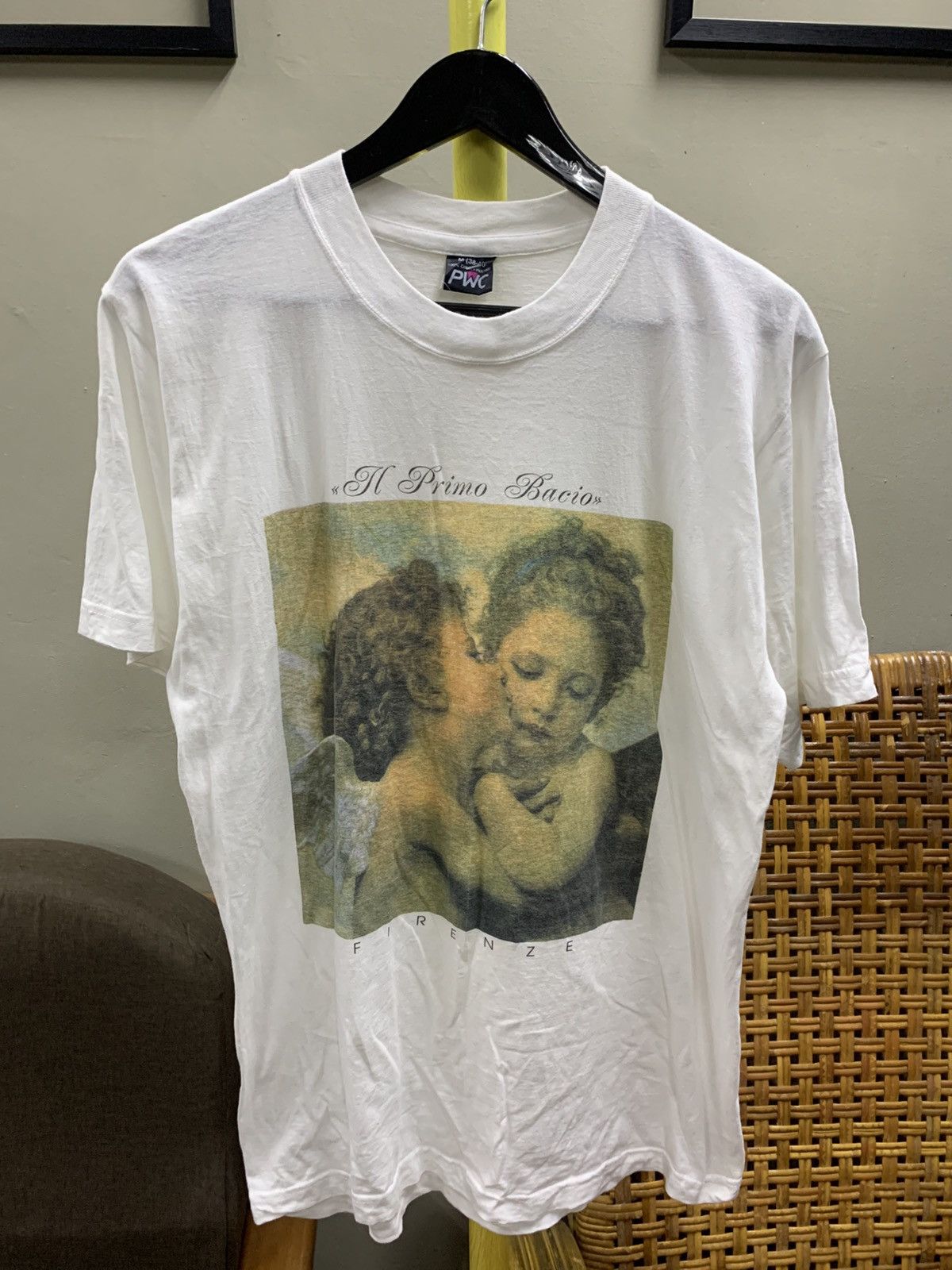 Art Comes First VINTAGE IL PRIMO BACIO FIRENZE ARTWORK TEE Size US M / EU 48-50 / 2 - 1 Thumbnail