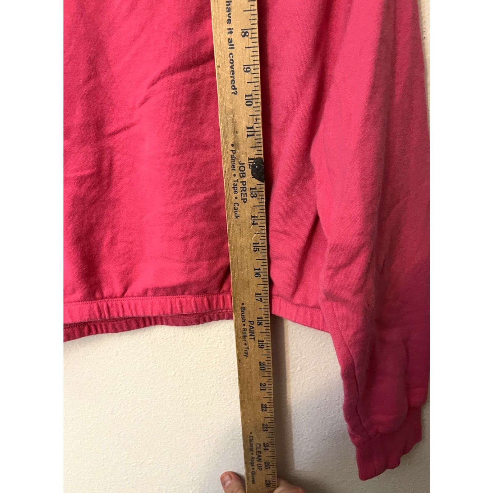 Tommy Hilfiger VINTAGE Tommy Hilfiger Sweatshirt Shirt Women XS Pink Pullover V-Neck 90s Activewear Mens Womens Girls Size XS / US 0-2 / IT 36-38 - 4 Thumbnail