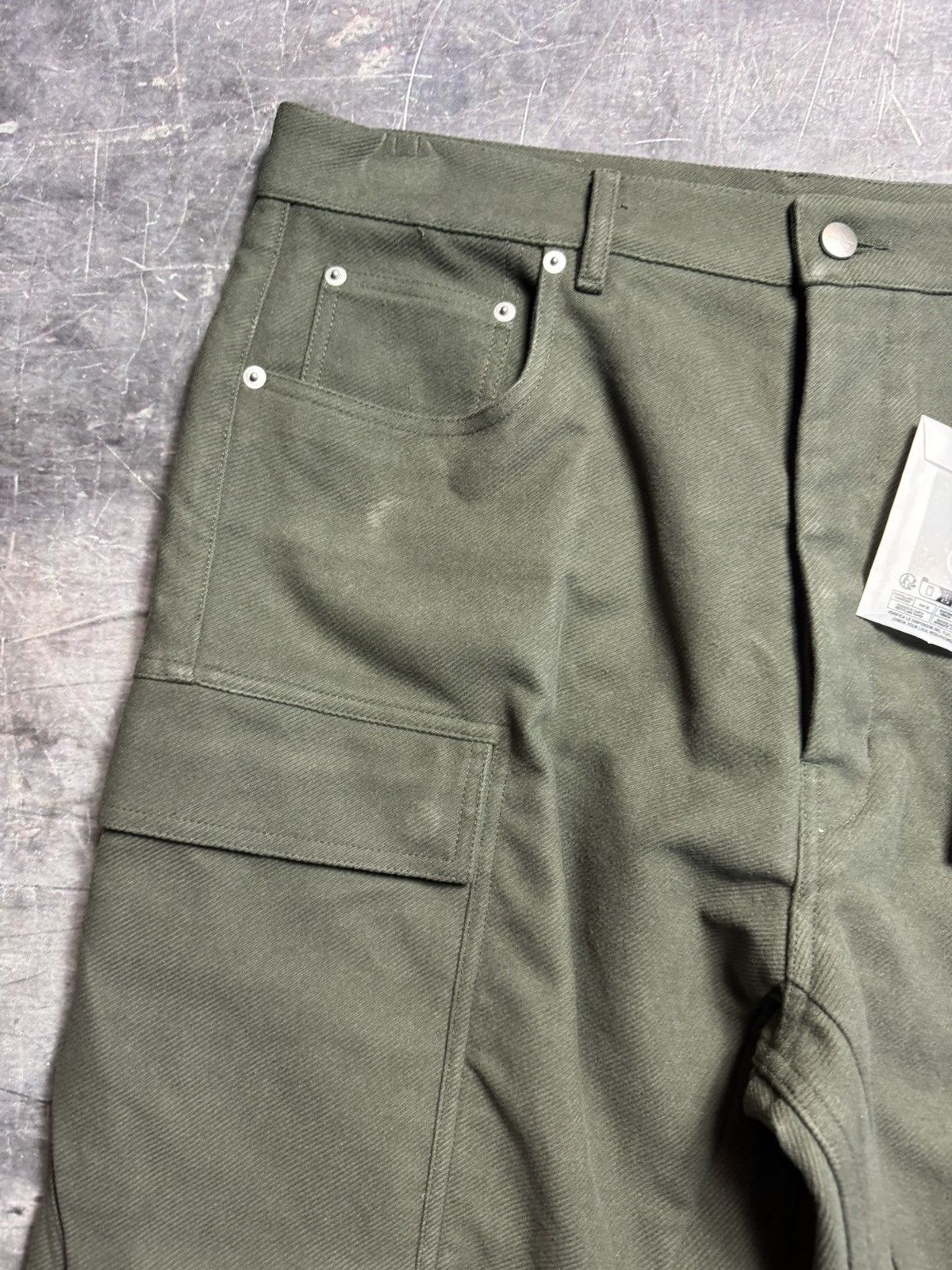 Rick Owens Rick Owens Double Cargo Jeans in Bosco Size US 34 / EU 50 - 3 Thumbnail