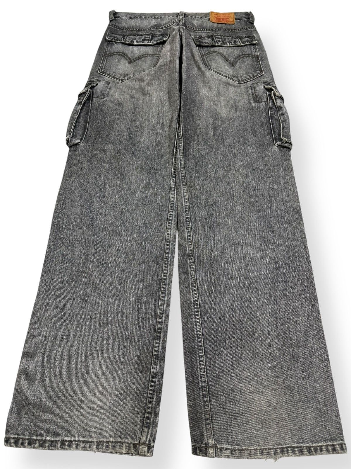 Levi's Vintage Levis 503 Faded Baggy Distressed Cargo Grunge Jeans Size US 32 / EU 48 - 2 Thumbnail