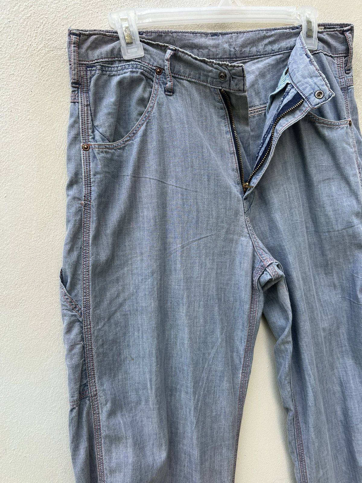 Orslow Vintage Orslow Sun Fade Chambray Carpenter Work Pant Size US 31 - 8 Thumbnail