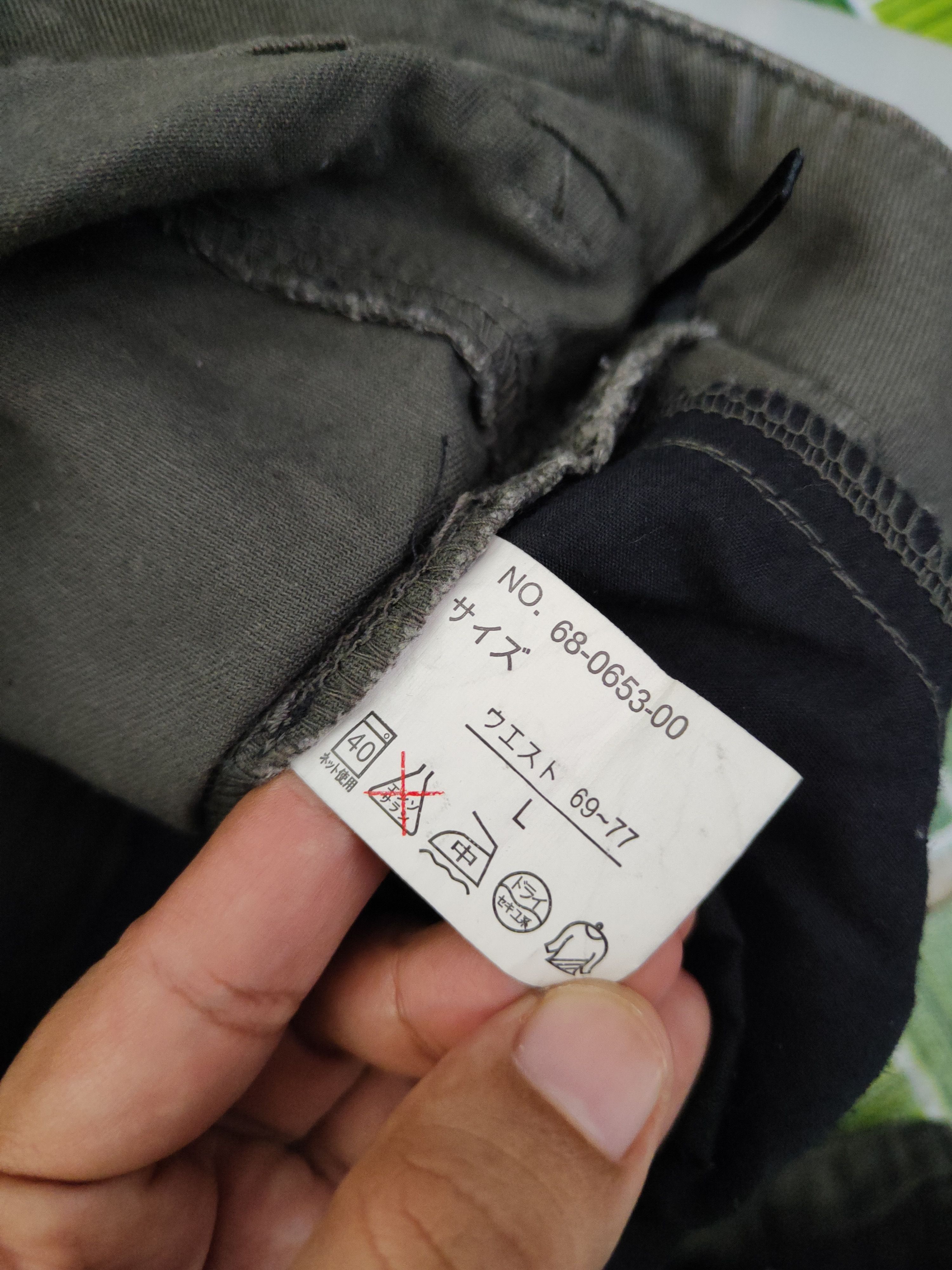 Japanese Brand DL Japanese Brand Dark Olive Multipocket Cargo Pants #2374 Size US 30 / EU 46 - 12 Thumbnail