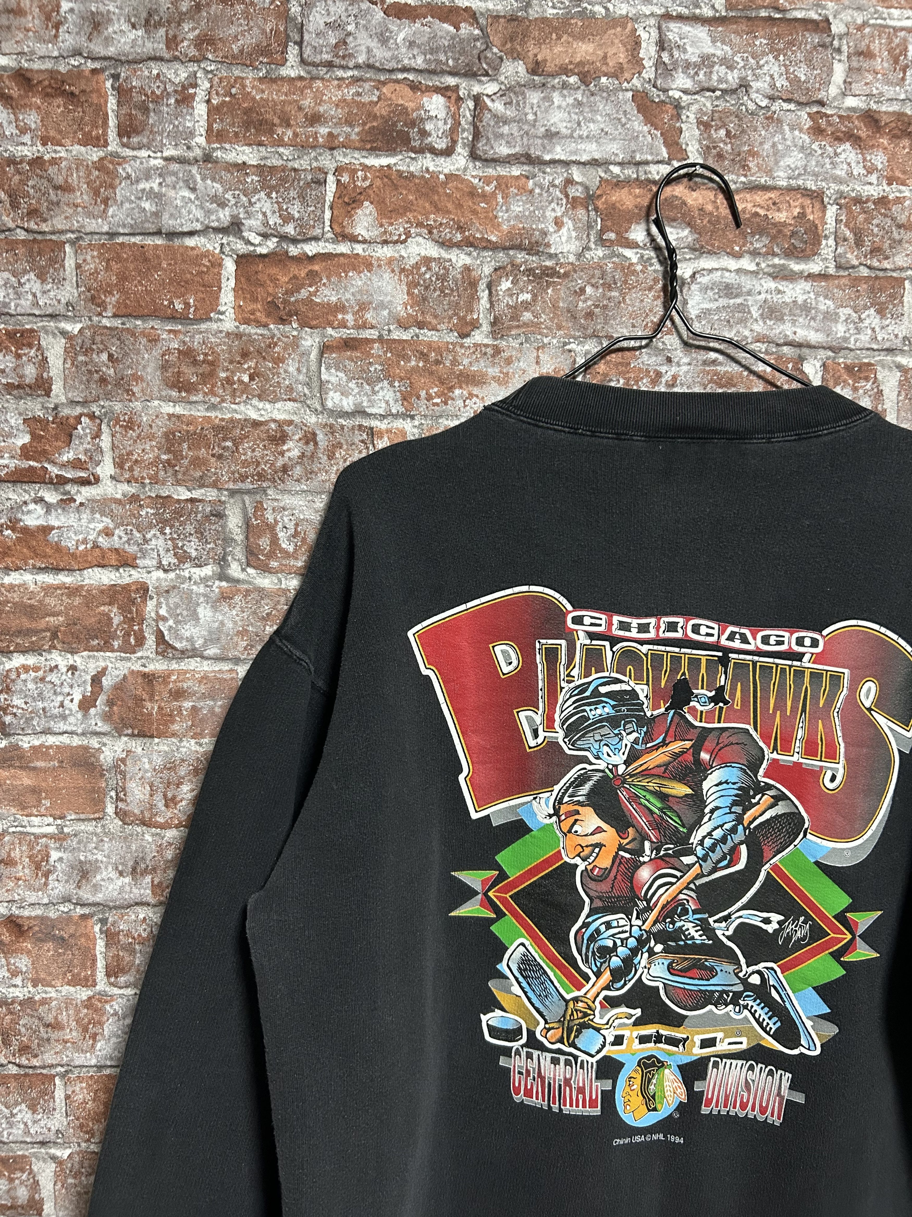 NHL Vintage 1994 Chicago Blackhawks NHL Hockey Sweatshirt Size US M / EU 48-50 / 2 - 12 Thumbnail