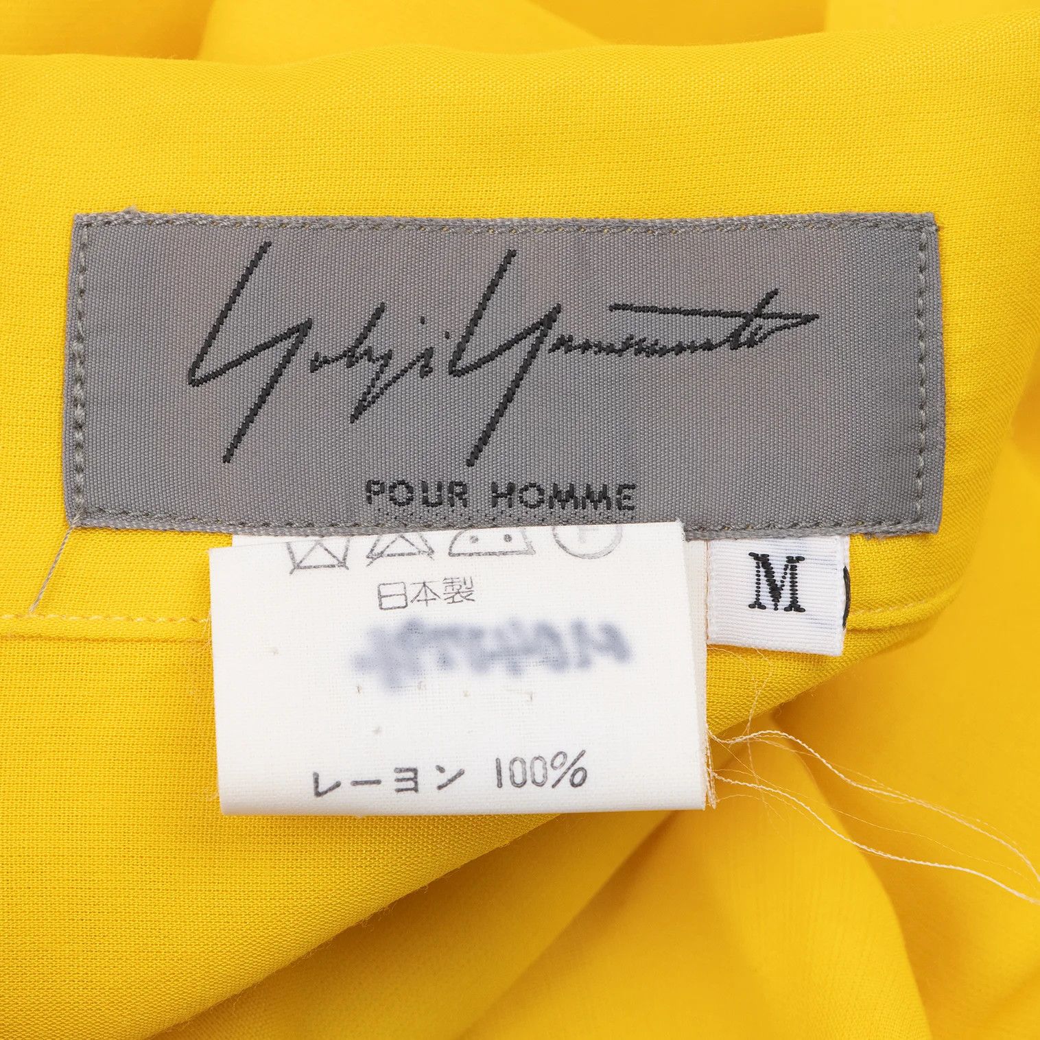 Yohji Yamamoto Yohji Yamamoto Floral Print Rayon Shirt Yellow M Size US M / EU 48-50 / 2 - 19 Thumbnail