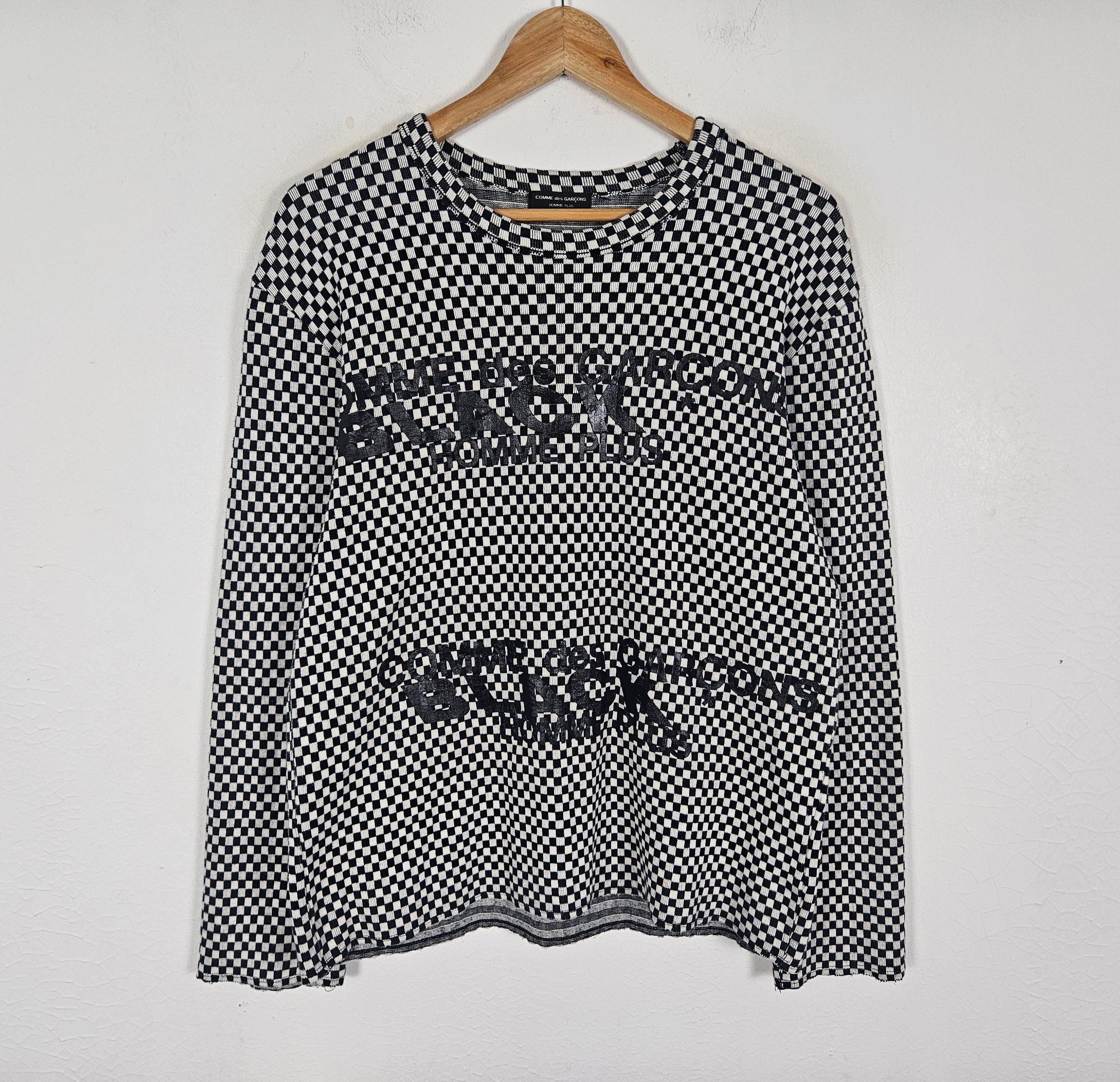Comme des Garcons Comme des Garcons Homme Plus CDG checkered sweatshirt Size US M / EU 48-50 / 2 - 2 Thumbnail