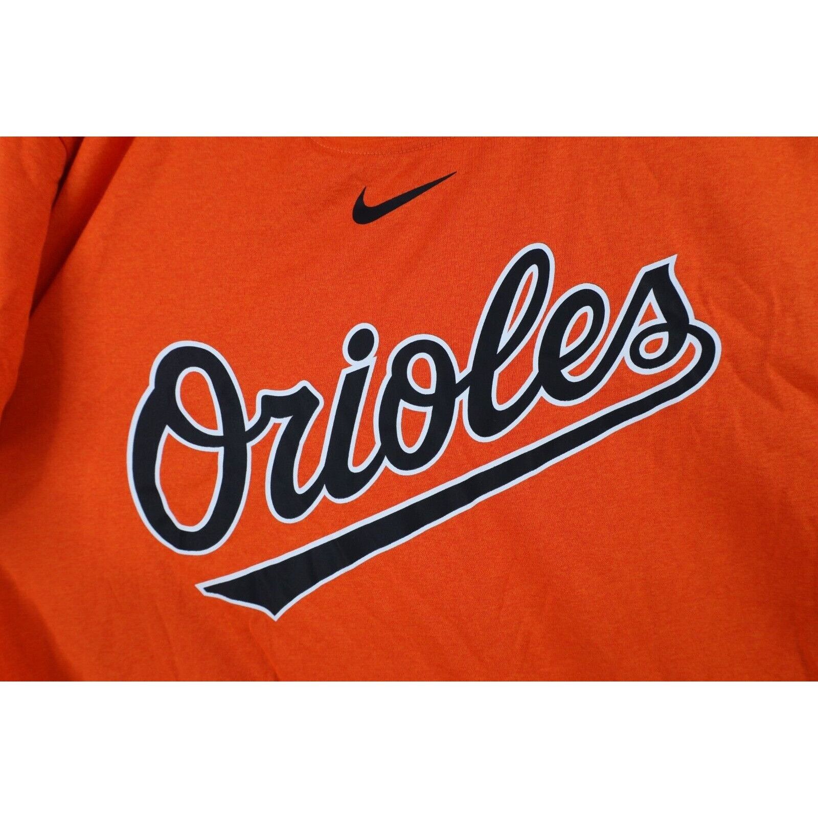 Nike New Nike Center Swoosh Baltimore Orioles Baseball T-Shirt Size US XL / EU 56 / 4 - 4 Thumbnail