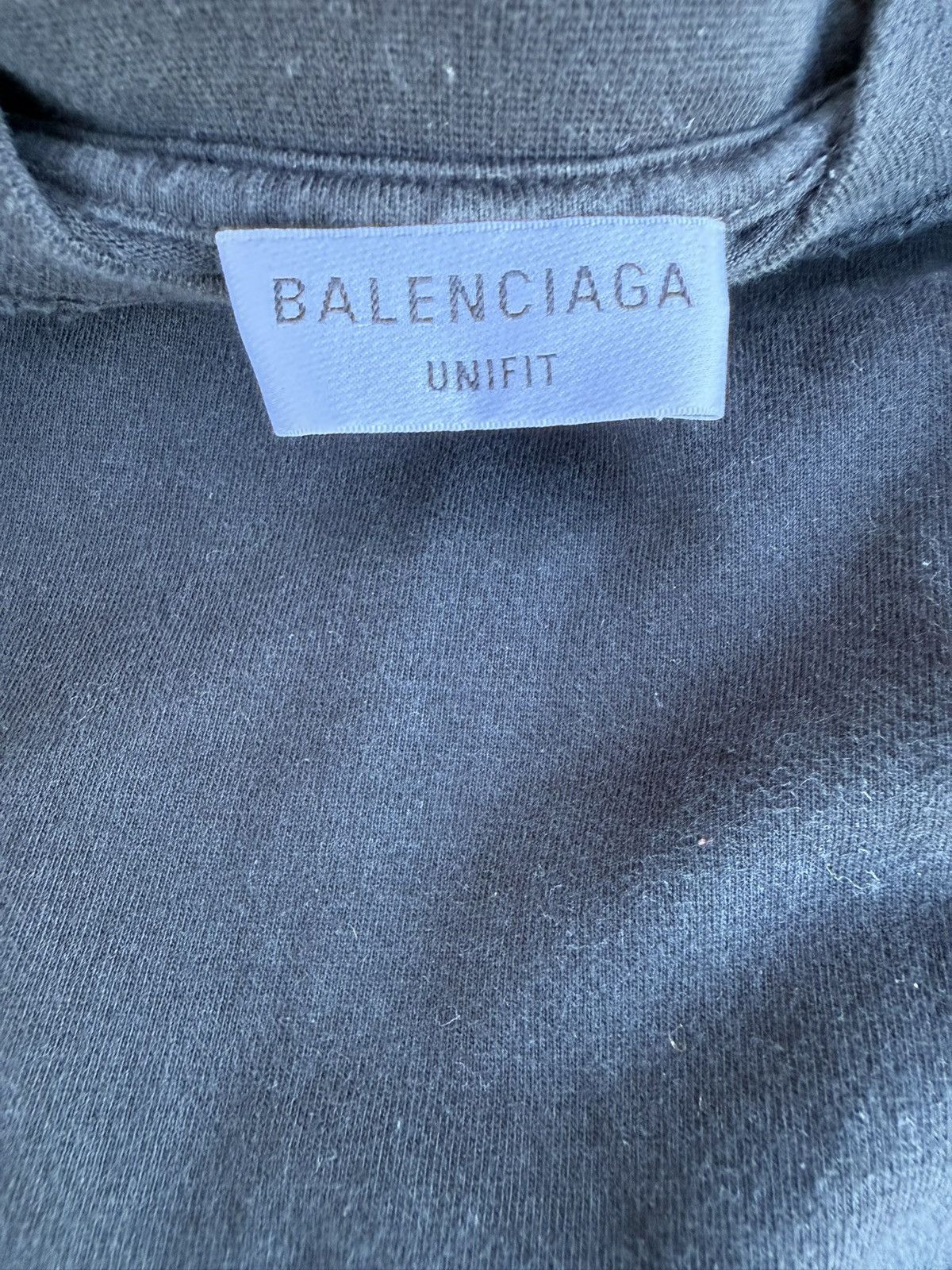 Balenciaga Balenciaga Black 6B Logo T-Shirt Size US M / EU 48-50 / 2 - 2 Thumbnail