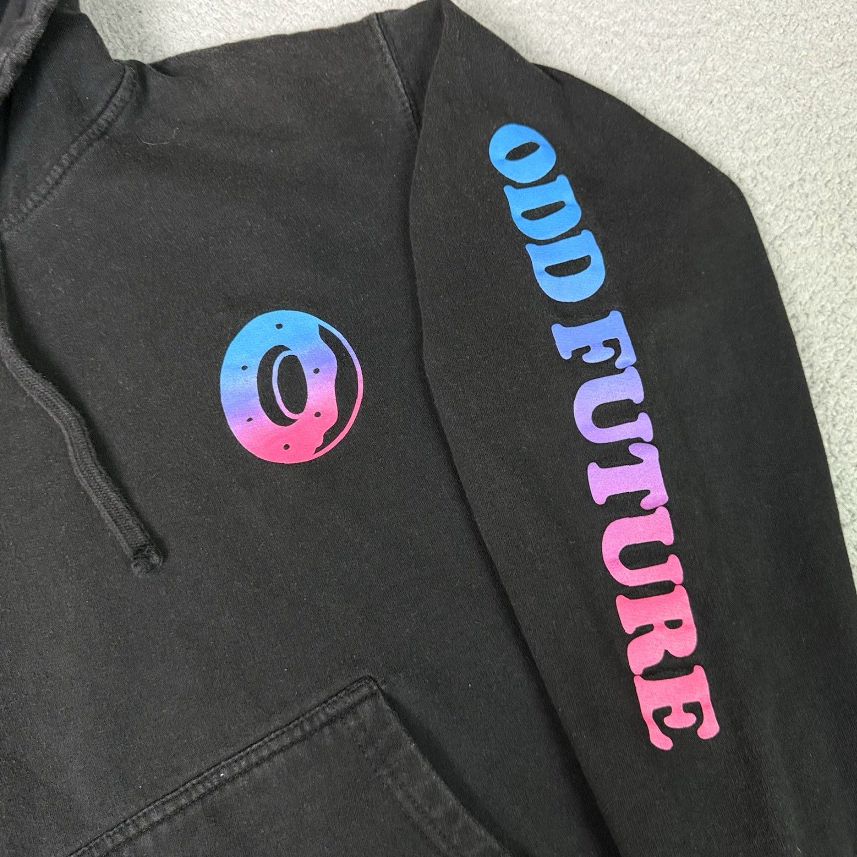 Odd Future VINTAGE Odd Future x Santa Cruz Hoodie Mens Medium Black OFWGKTA Logo Pullover Hooded Pocket Sk8 Hip Hop 90s USA Size US M / EU 48-50 / 2 - 3 Thumbnail