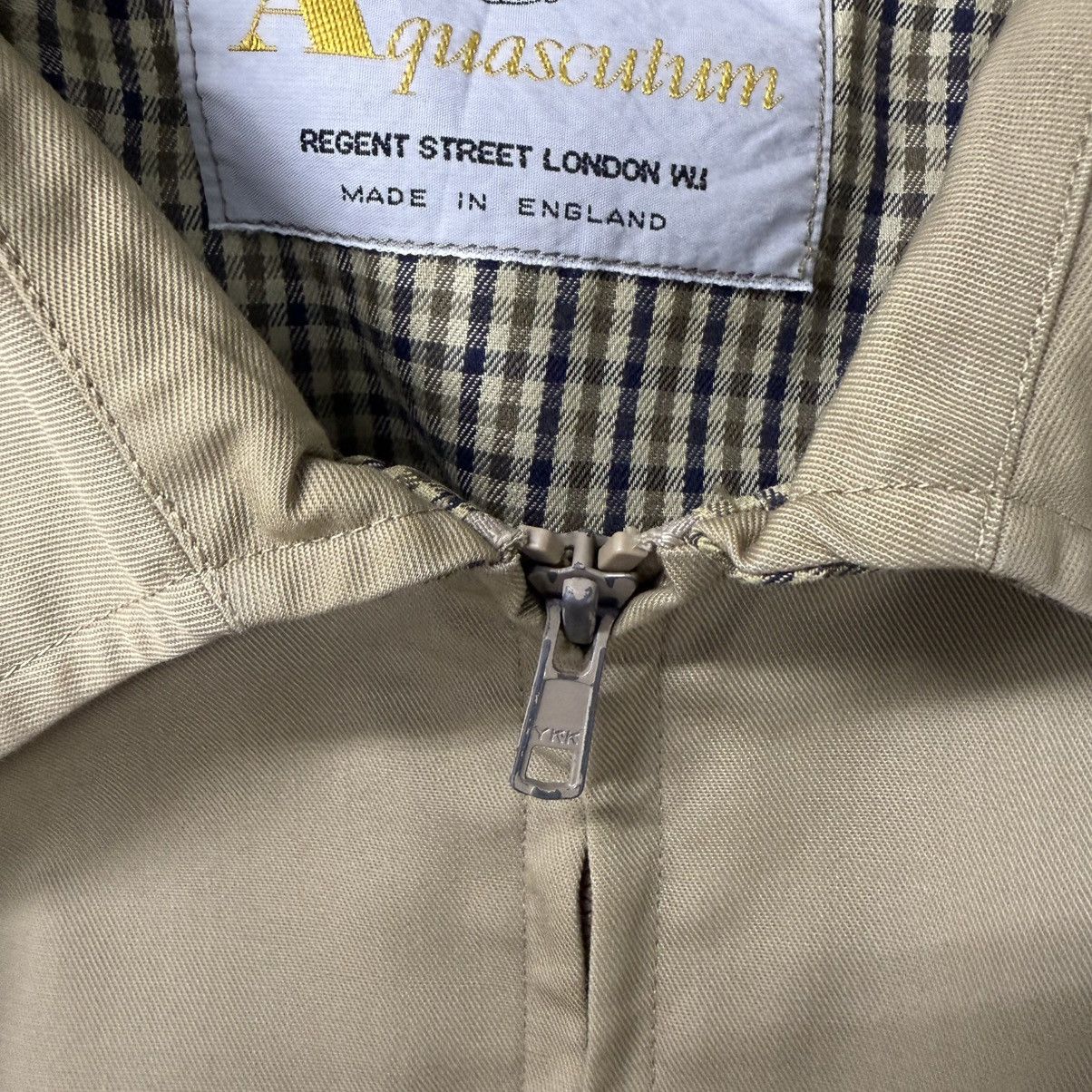 Aquascutum Vintage 1980's Aquascutum Long Drizzler Jacket Size US M / EU 48-50 / 2 - 7 Thumbnail