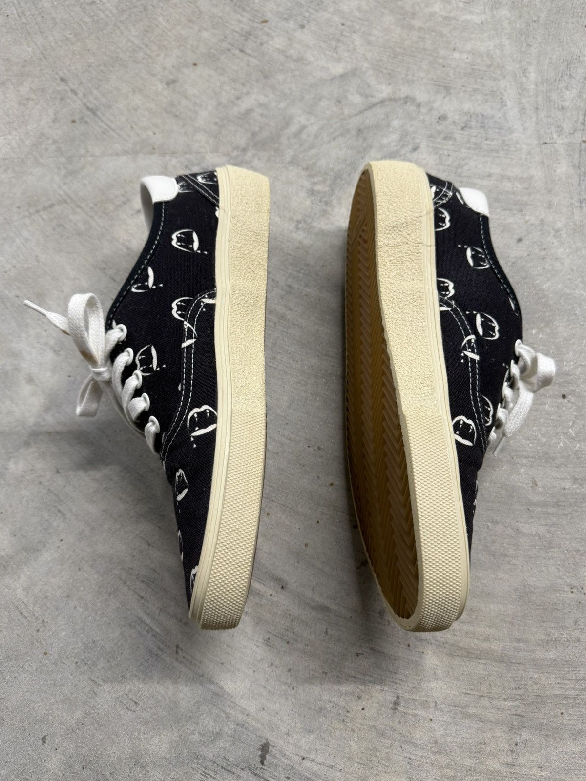 Saint Laurent Paris Saint Laurent S/S14 Blood Luster Skate Sneakers Size US 10.5 / EU 43-44 - 6 Thumbnail
