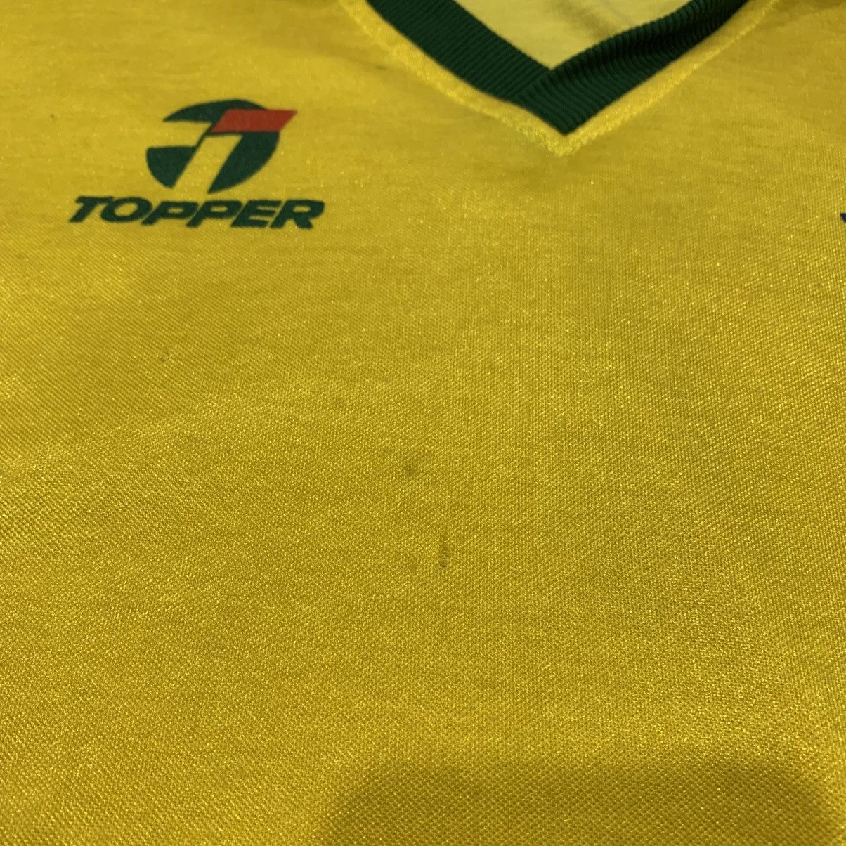 Vintage Vintage Topper Brazil Jersey 1985-90 Retro Soccer Shirt Size US S / EU 44-46 / 1 - 4 Thumbnail