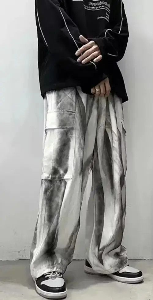 VIBE Tye dye oversize cargo pants Size US 32 / EU 48 - 3 Thumbnail