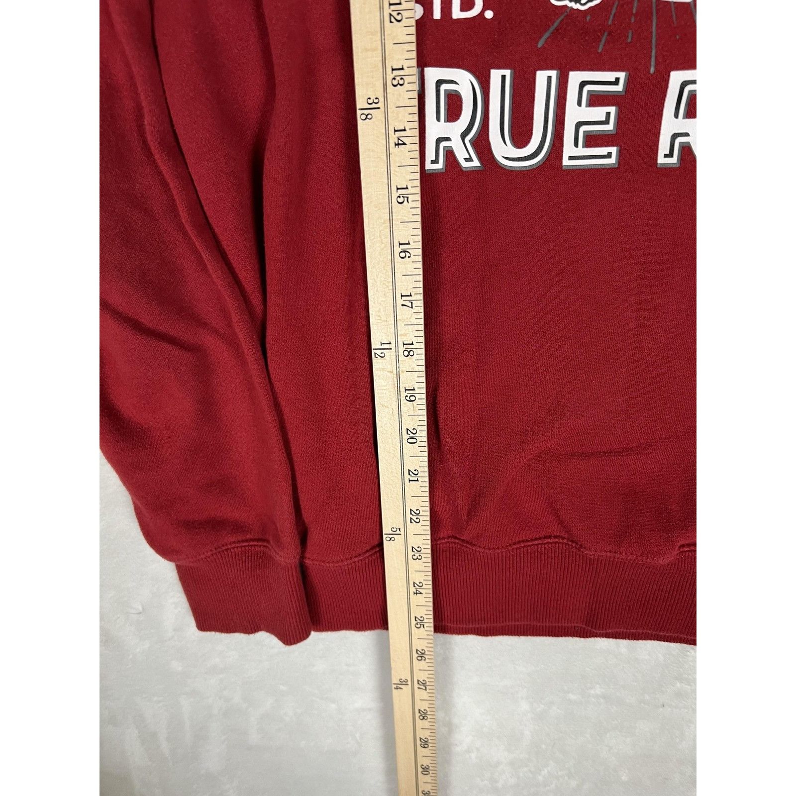 True Religion True Religion Sweatshirt Mens Small Red Buddha Guitar Graphi Size US S / EU 44-46 / 1 - 4 Thumbnail
