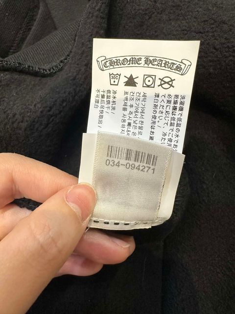 Chrome Hearts CHROME HEARTS Triple Cross Embroidery Hoodie Zip Up BLACK Size US L / EU 52-54 / 3 - 8 Thumbnail