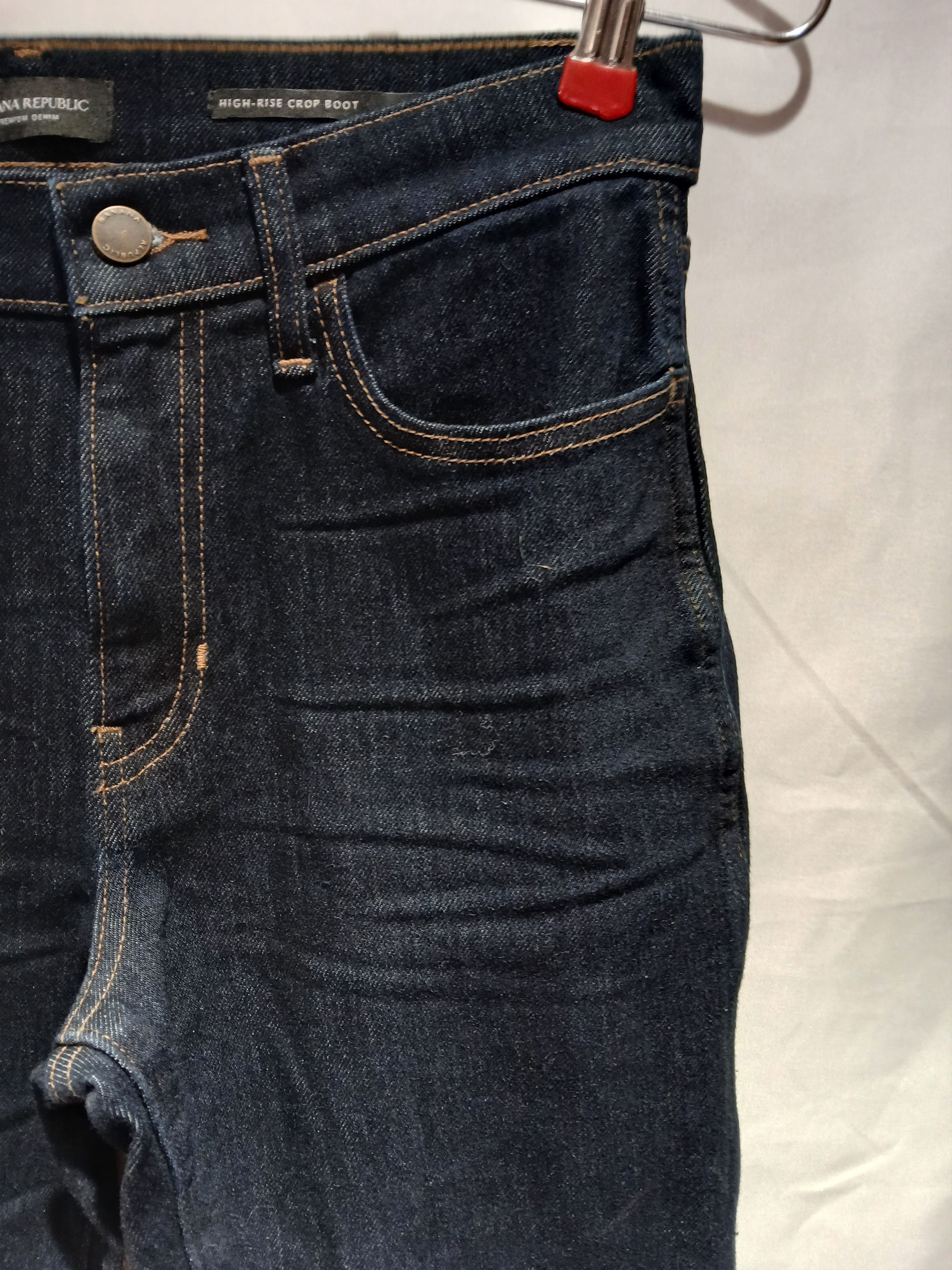 Banana Republic Banana Republic high rise crop jeans size 28 petite Size 28" / US 6 / IT 42 - 2 Thumbnail