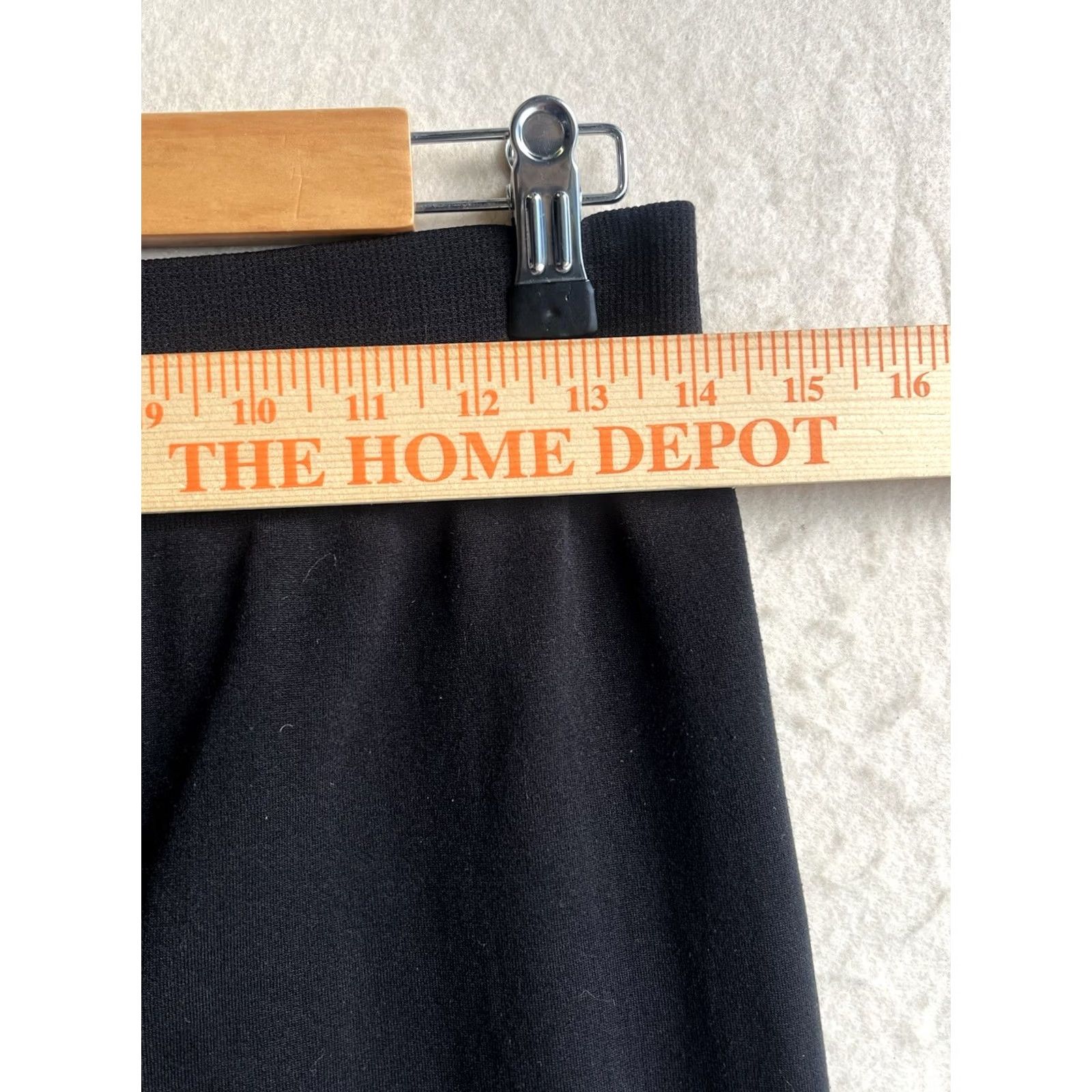 Vintage Sociology Leggings Womens L/XL Black Cotton Spandex Stretch Ankle Yoga Casual Athleisure Size 36" / US 14 / IT 50 - 3 Thumbnail
