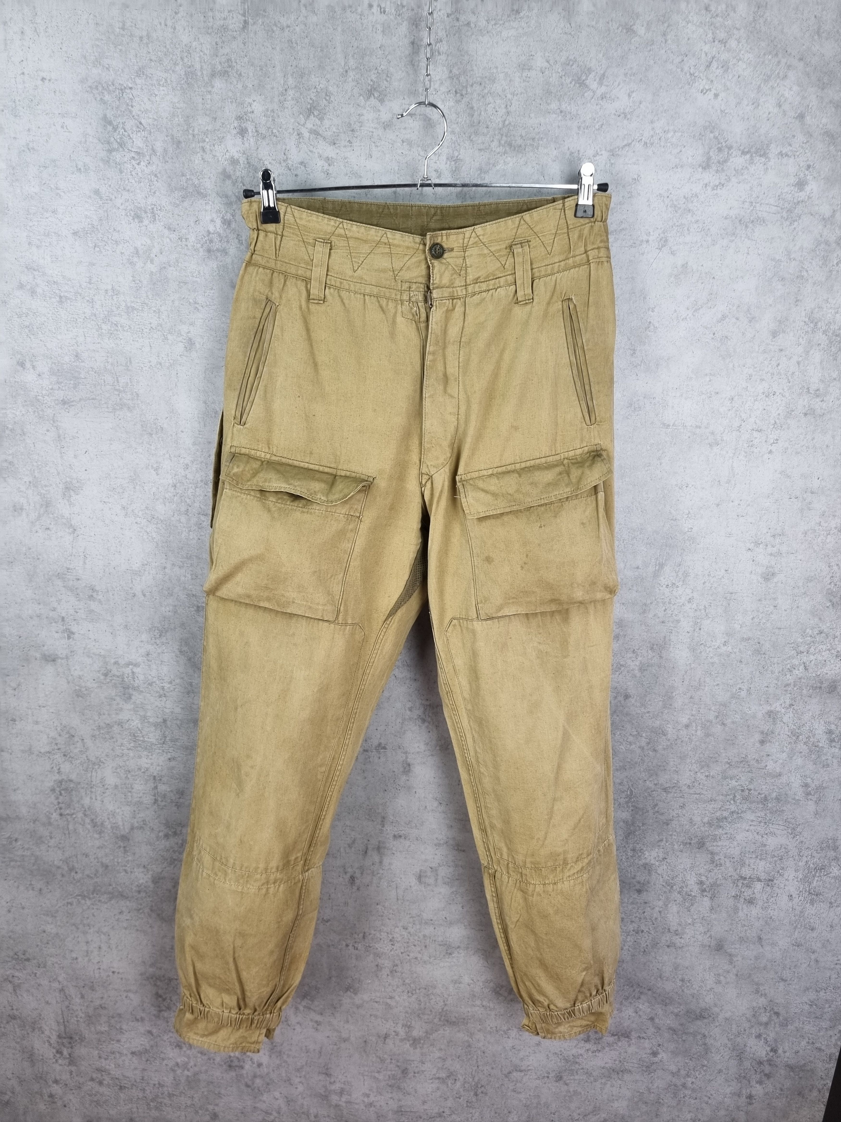 Vintage 70s Rare USSR Vintage Cargo Tactical Military Utility Pants Size US 32 / EU 48 - 2 Thumbnail