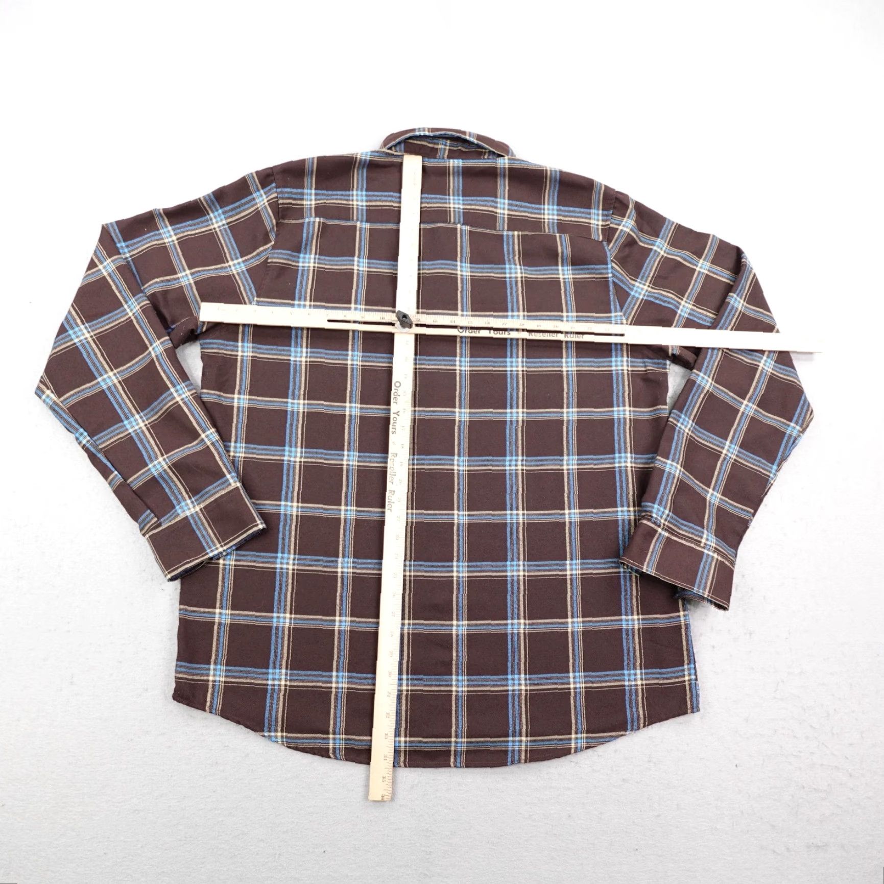 Vintage Dixxon Flannel Shirt Mens 2XL Tall Brown Plaid Pearl Snap Anniversary Edition Size US XXL / EU 58 / 5 - 7 Thumbnail
