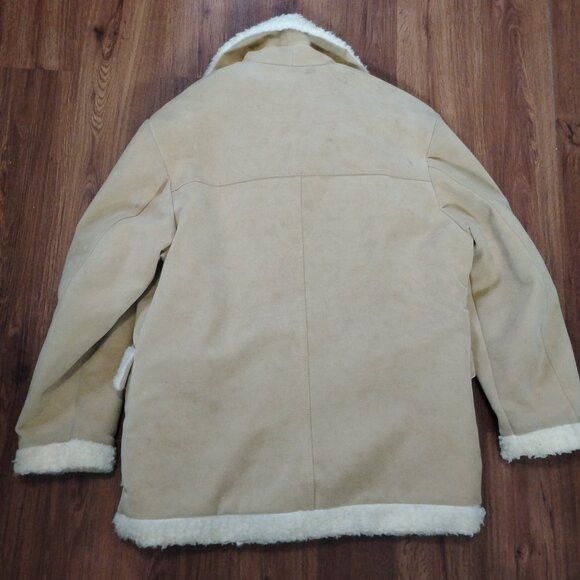 Other Vintage Wiman Western Shearling Suede Leather Coat Jacket Size US M / EU 48-50 / 2 - 4 Thumbnail