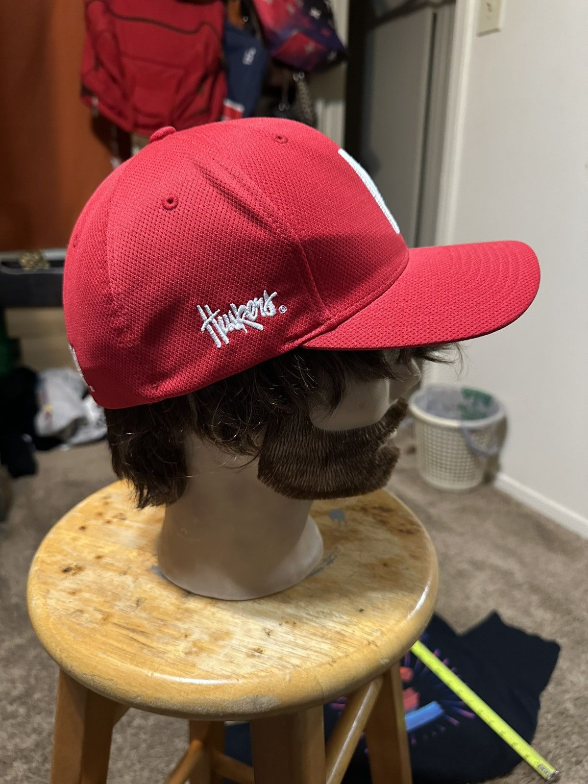 NCAA Vintage NCAA Nebraska Cornhuskers “triple red” hat 00s Size ONE SIZE - 3 Thumbnail